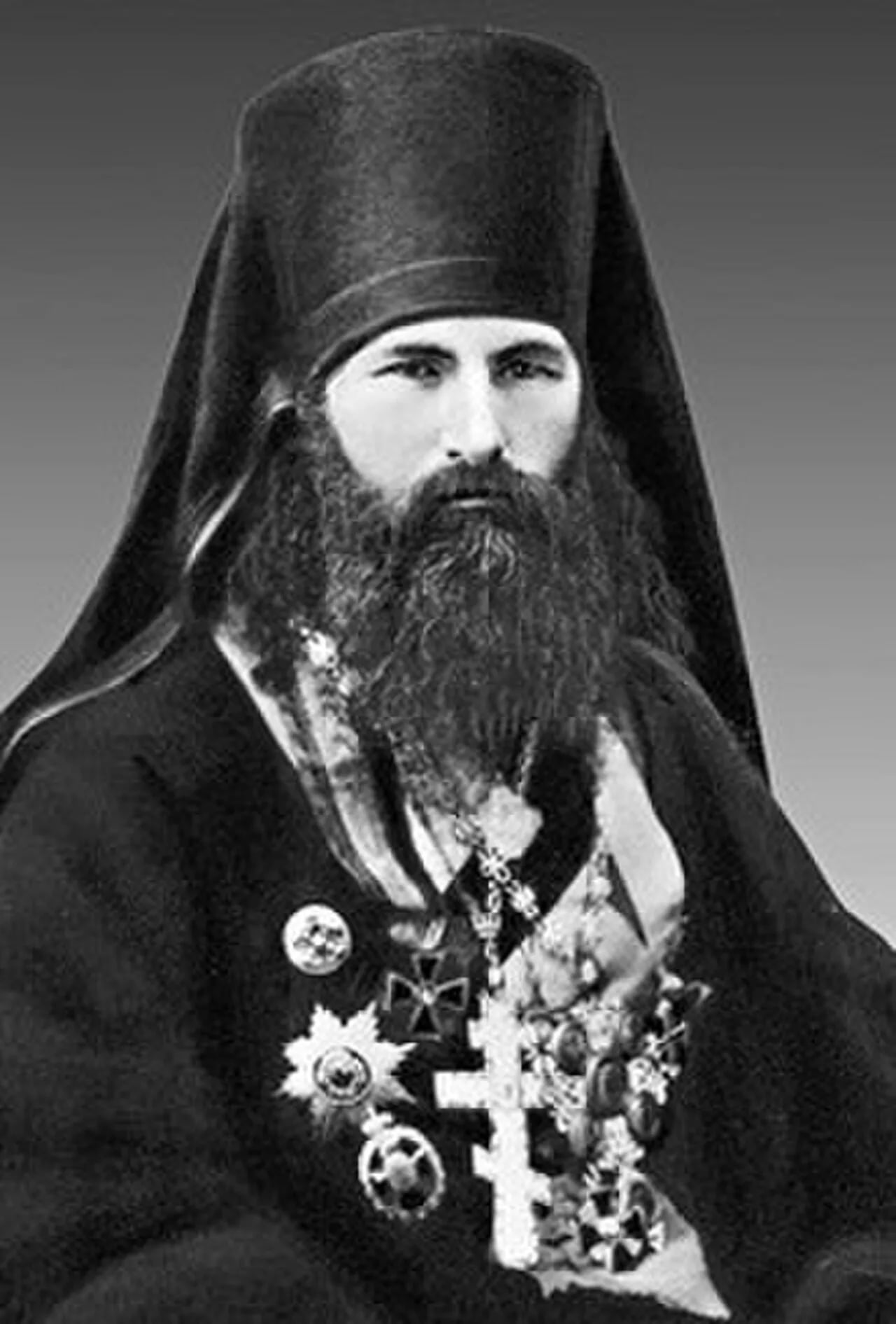 Porträt von Vladimir (Sokolovsky-Avtonomov) (1852–1931) – Gedenkseite