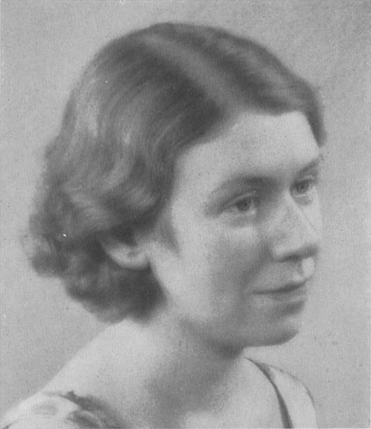 Porträt von Saima Harmaja (1913–1937) – Gedenkseite