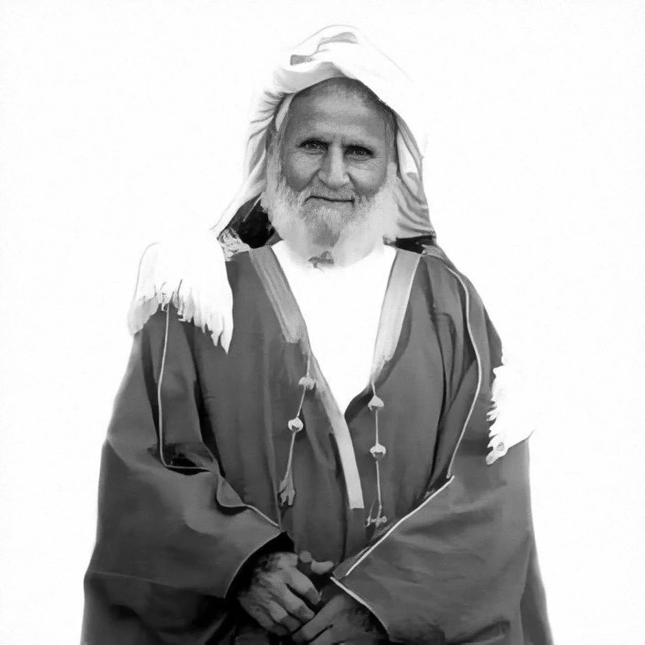 Porträt von Abdullah bin Dschassim al-Thani (1880–1957) – Gedenkseite
