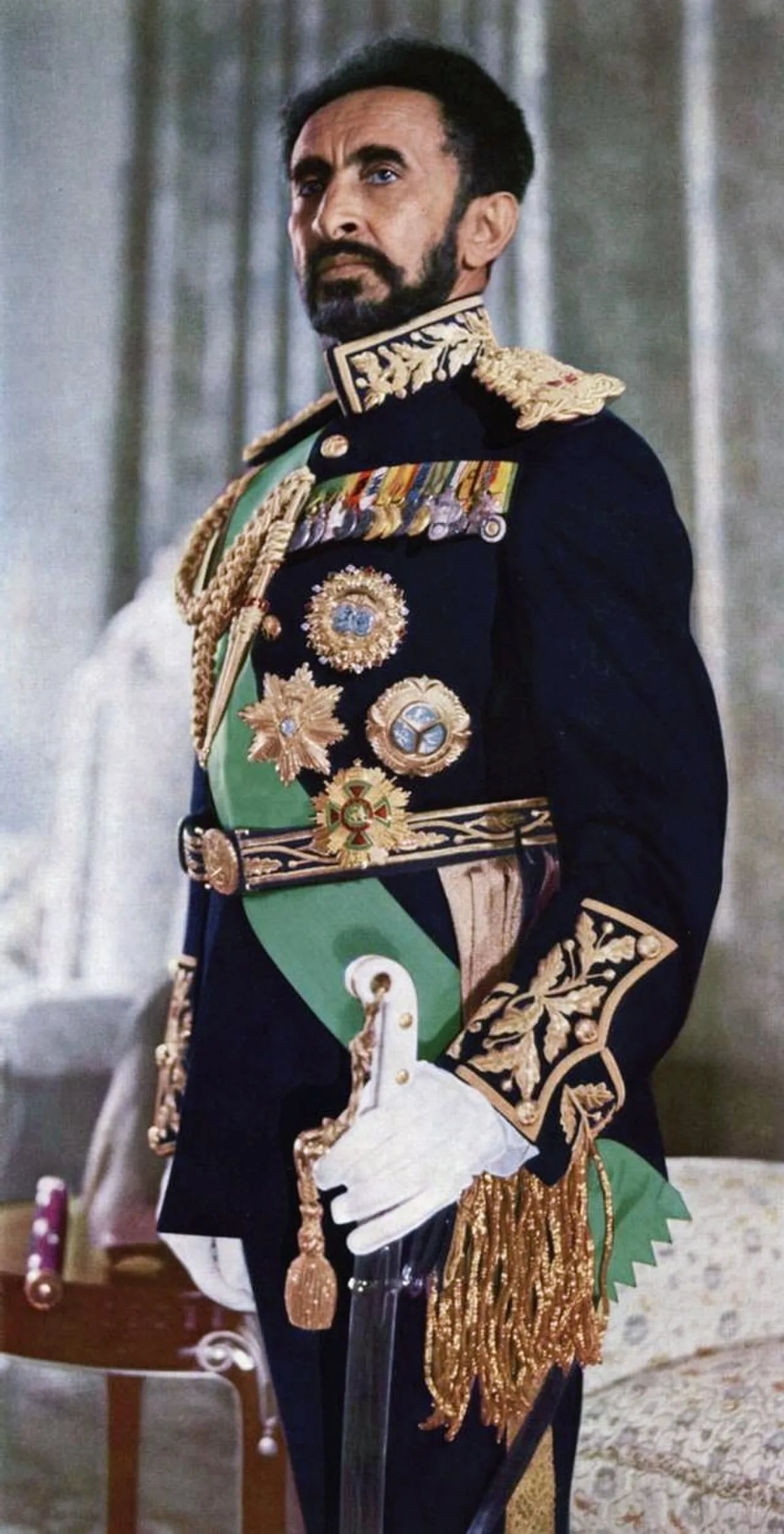 Portrait of Haile Selassie (1892–1975) – memorial page