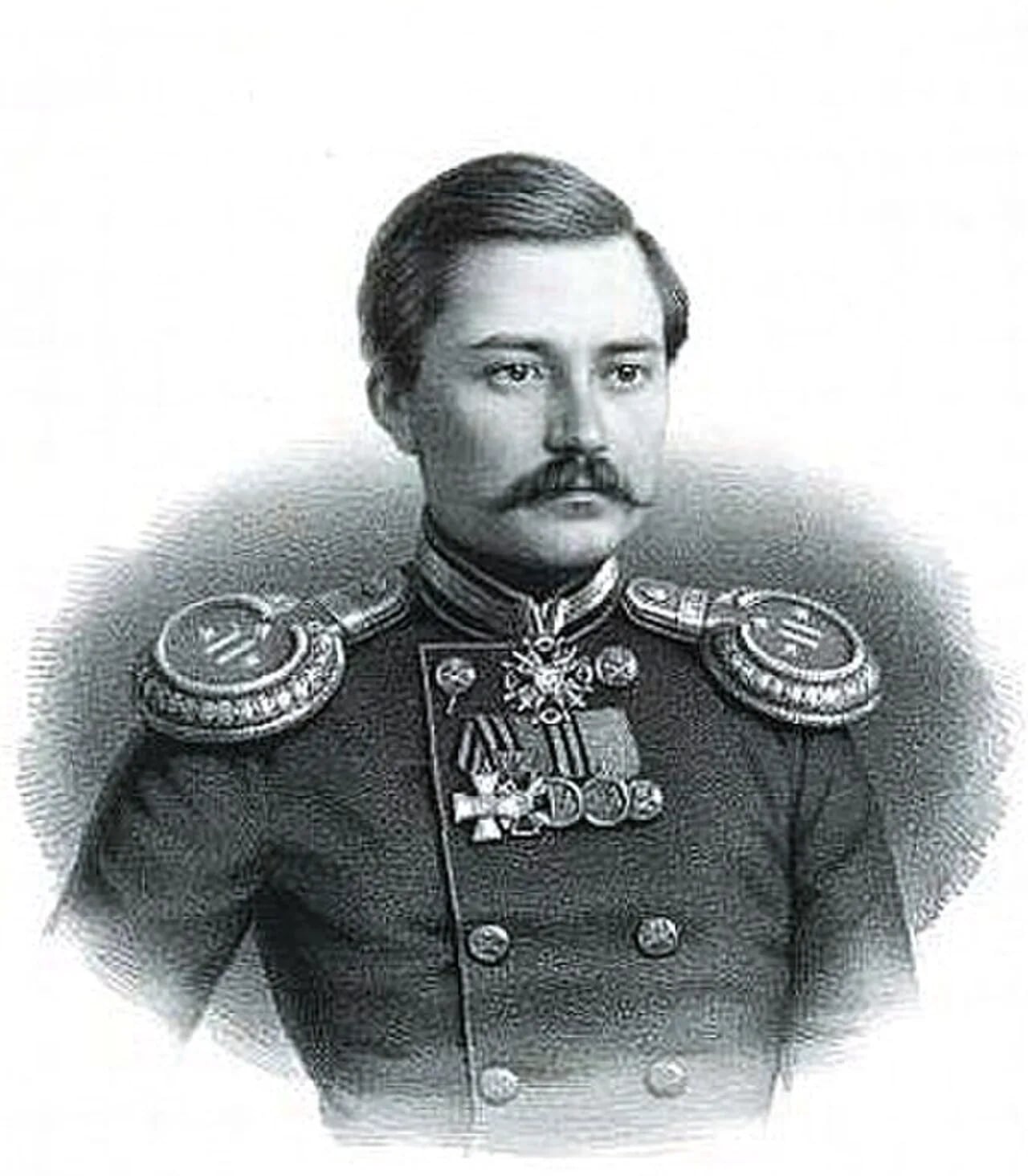 Porträt von M. A. Vrochenskiĭ (1832–1895) – Gedenkseite
