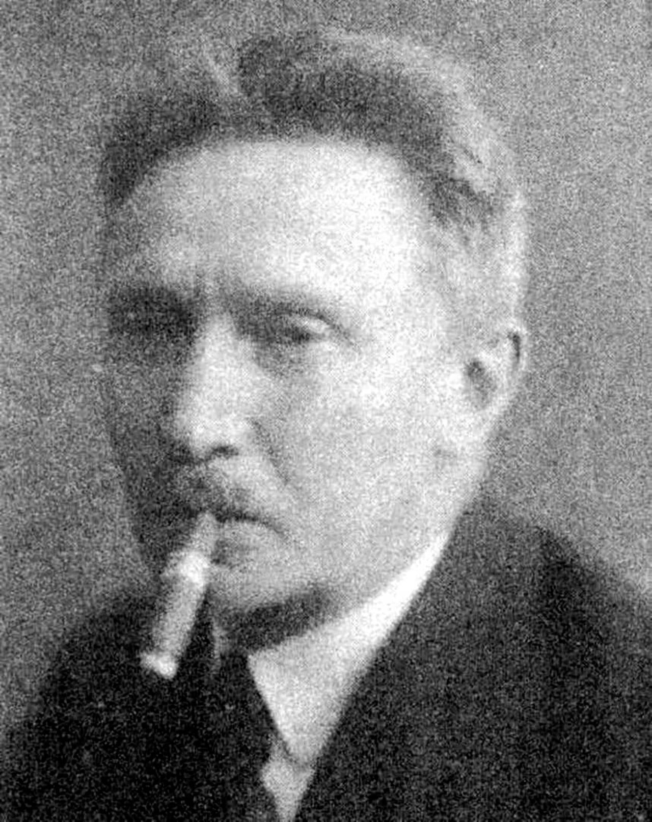 Porträt von Evert Rabbers (1875–1967) – Gedenkseite