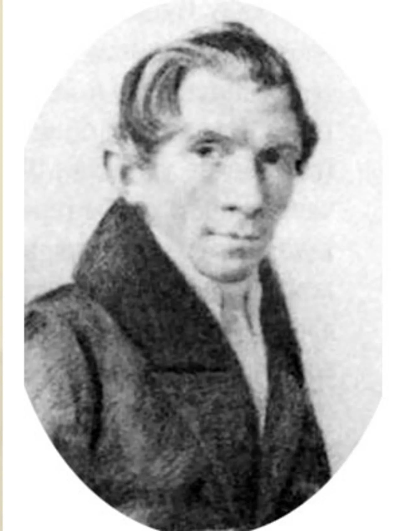 Porträt von Samuil Friedrich Iwanowitsch Halberg (1787–1839) – Gedenkseite
