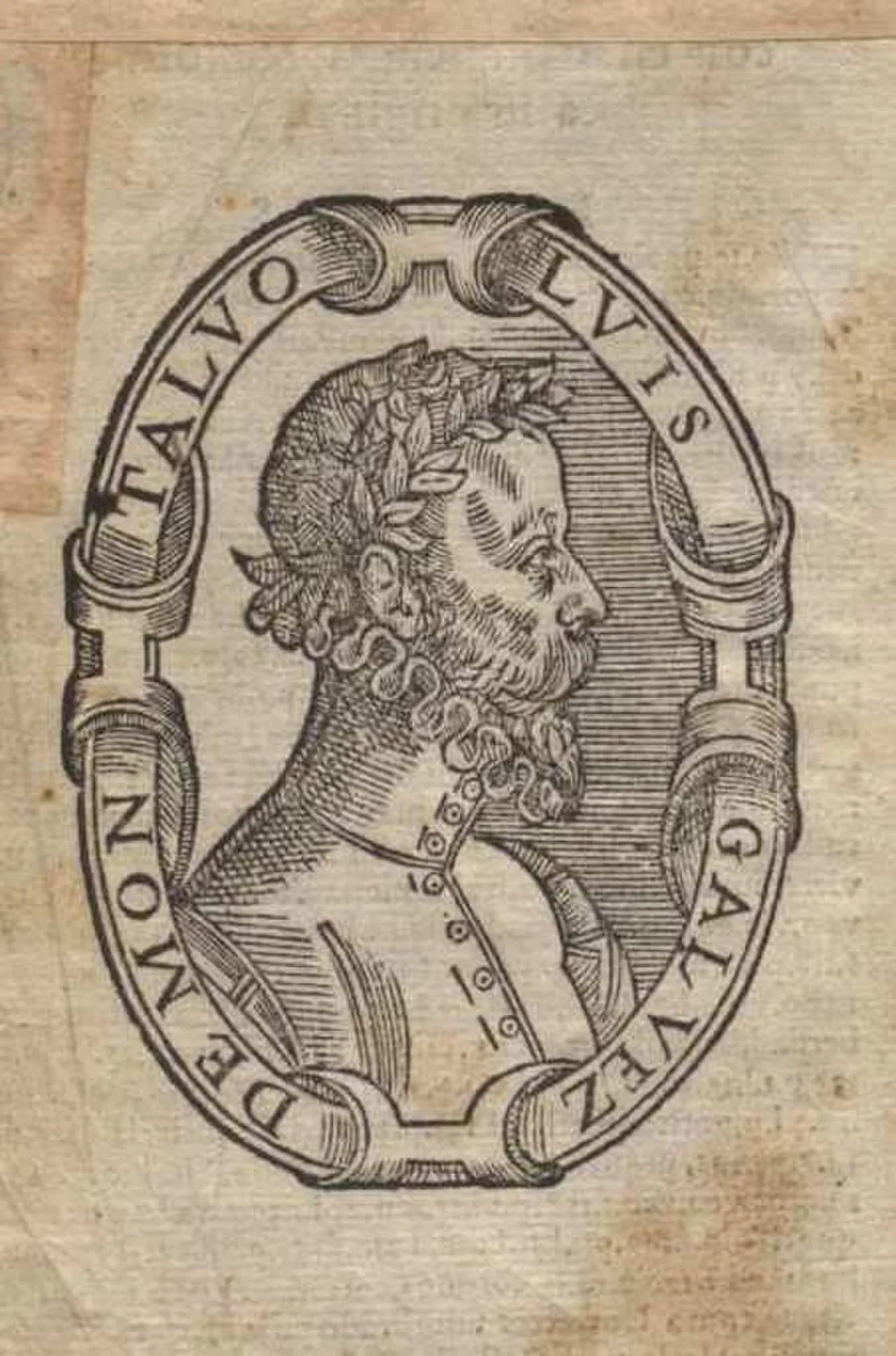 Porträt von Luis Gálvez de Montalvo (1549–1591) – Gedenkseite