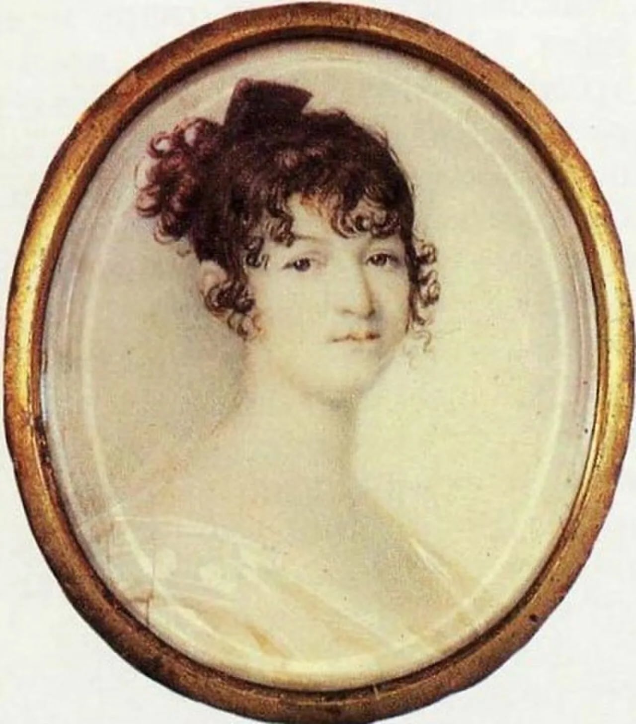Porträt von Nadeschda Ossipowna Puschkina (1775–1836) – Gedenkseite
