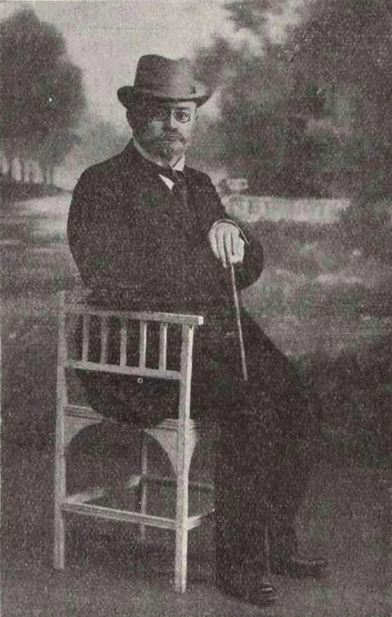 Porträt von Alexander Alexandrowitsch Golombijewski (1863–1913) – Gedenkseite