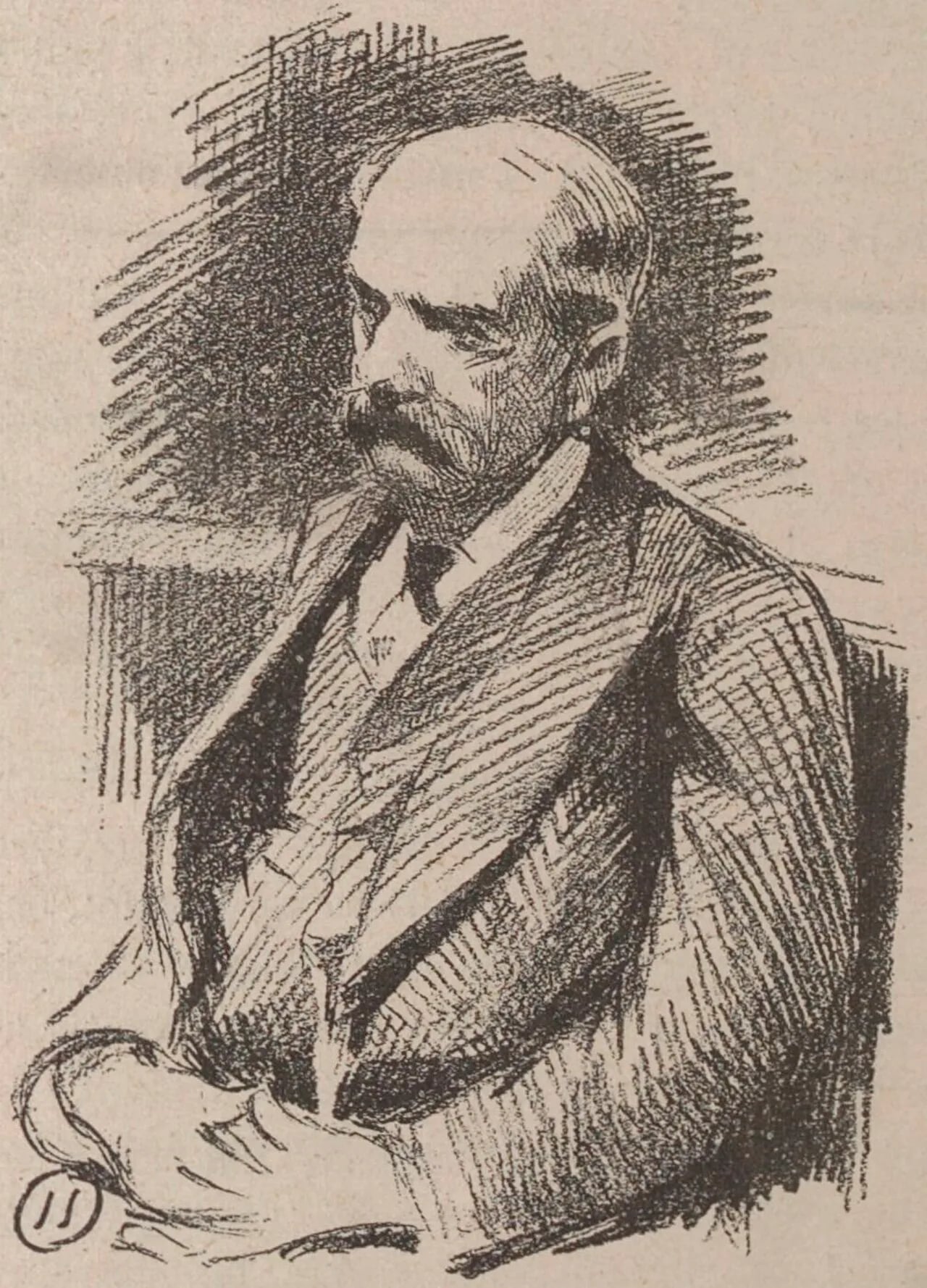 Porträt von Robert de Chevilly (1847–1914) – Gedenkseite