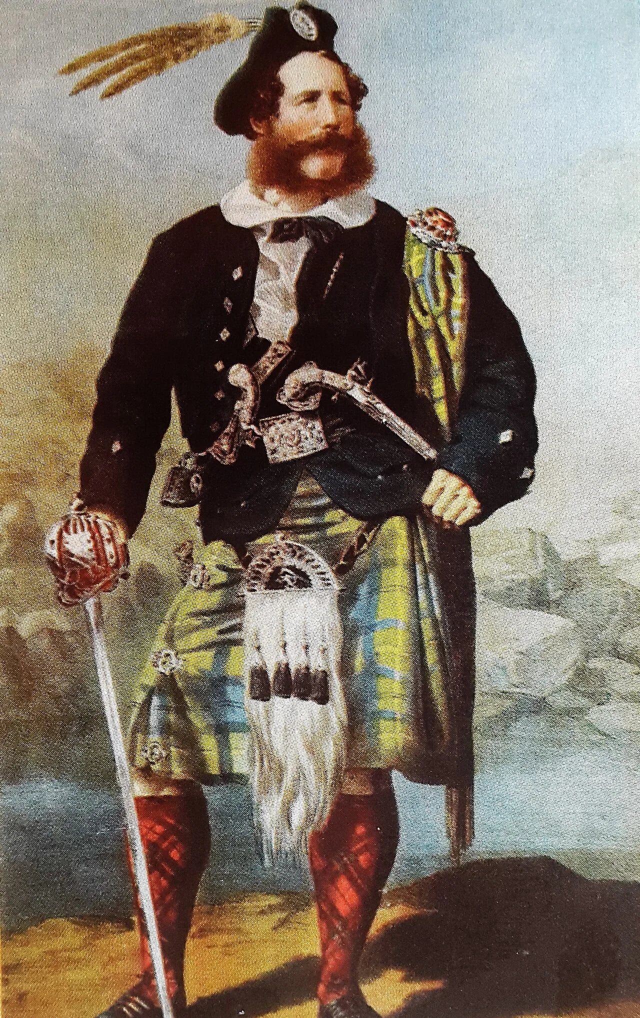 Porträt von Roualeyn George Gordon-Cumming (1820–1866) – Gedenkseite