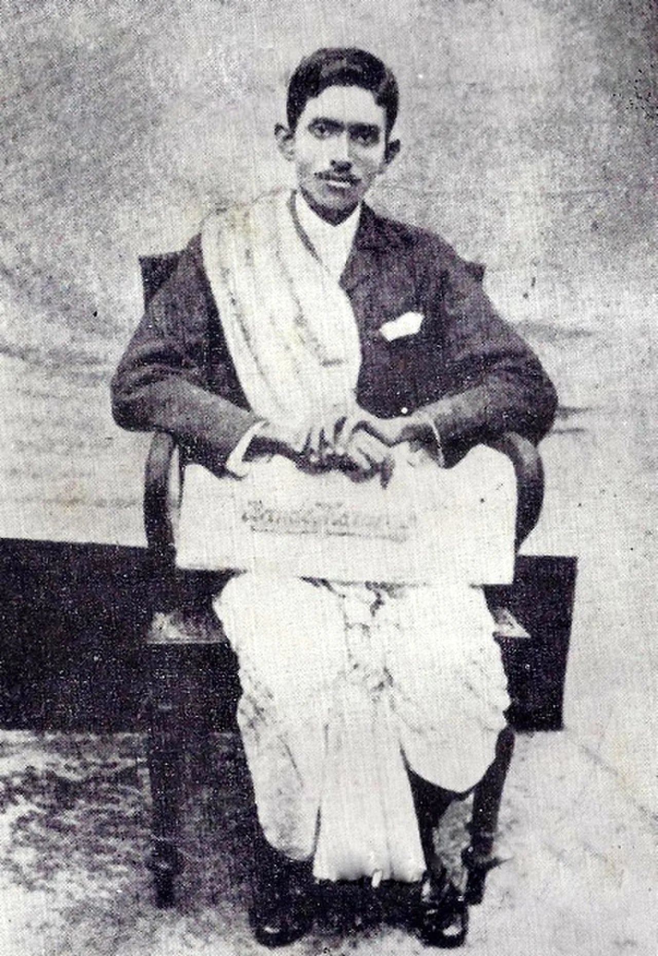 Porträt von Satyendranath Bosu (1882–1908) – Gedenkseite