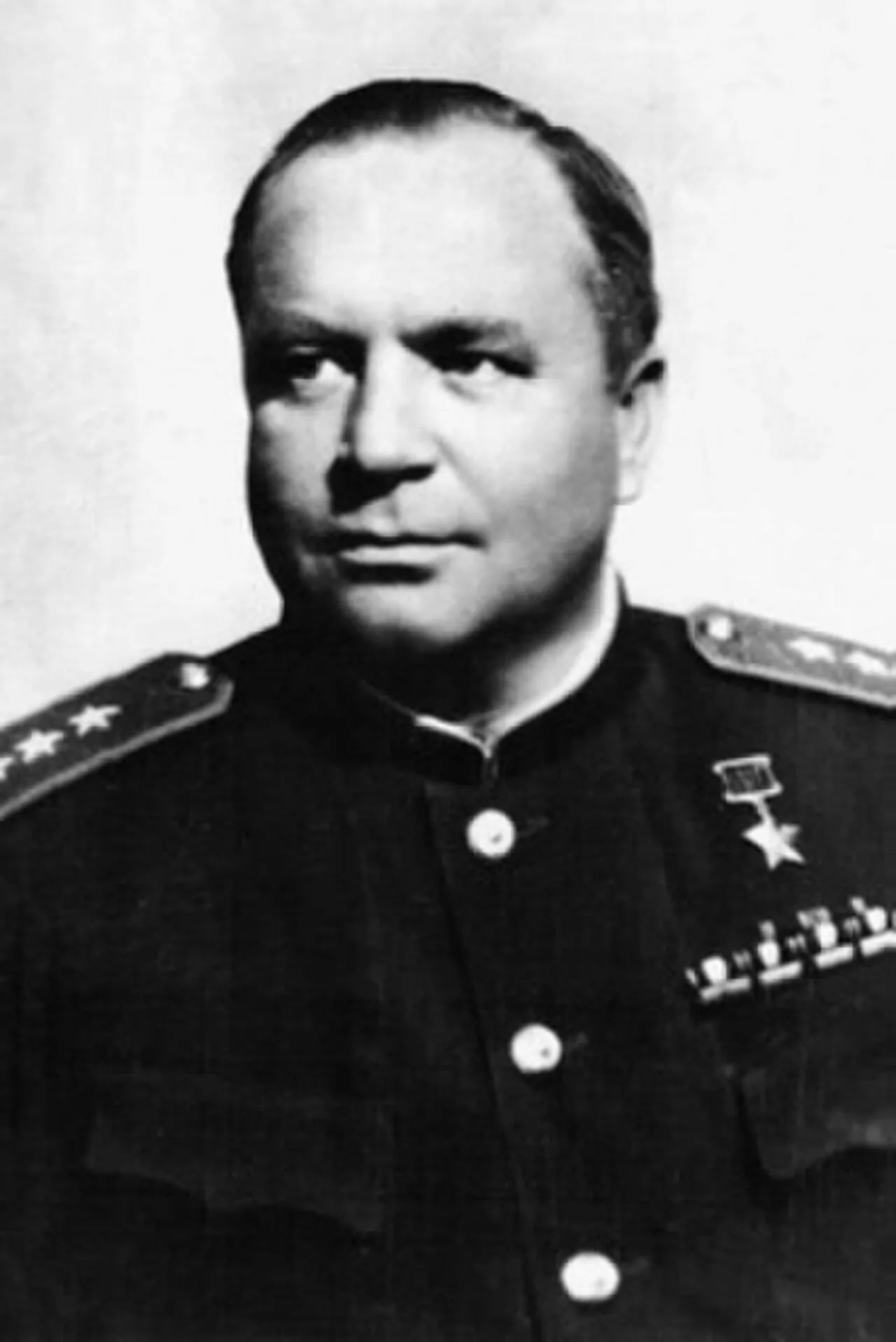 Porträt von Sergei Kondratjewitsch Gorjunow (1899–1967) – Gedenkseite