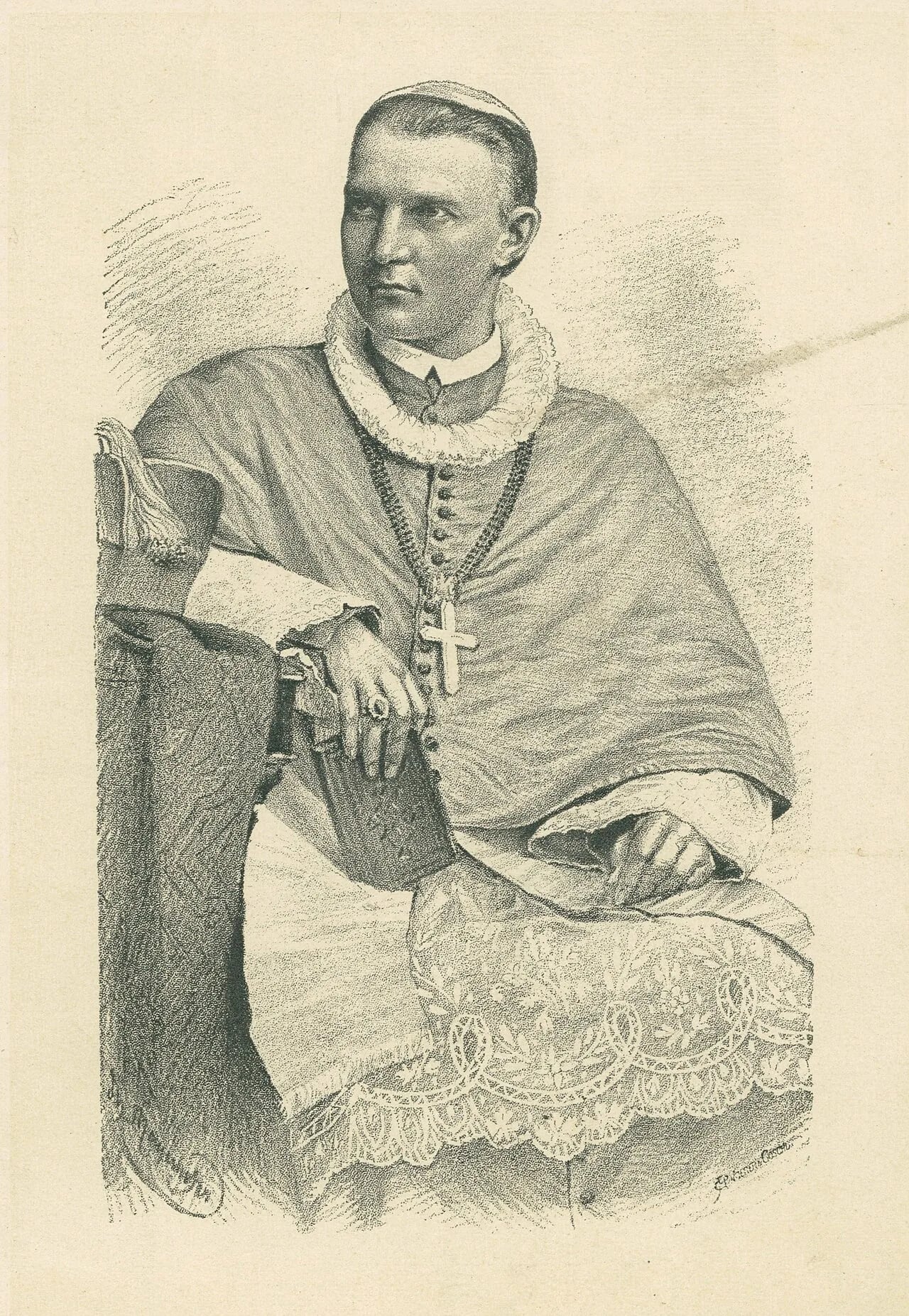 Porträt von Karol Hryniewiecki (1841–1929) – Gedenkseite