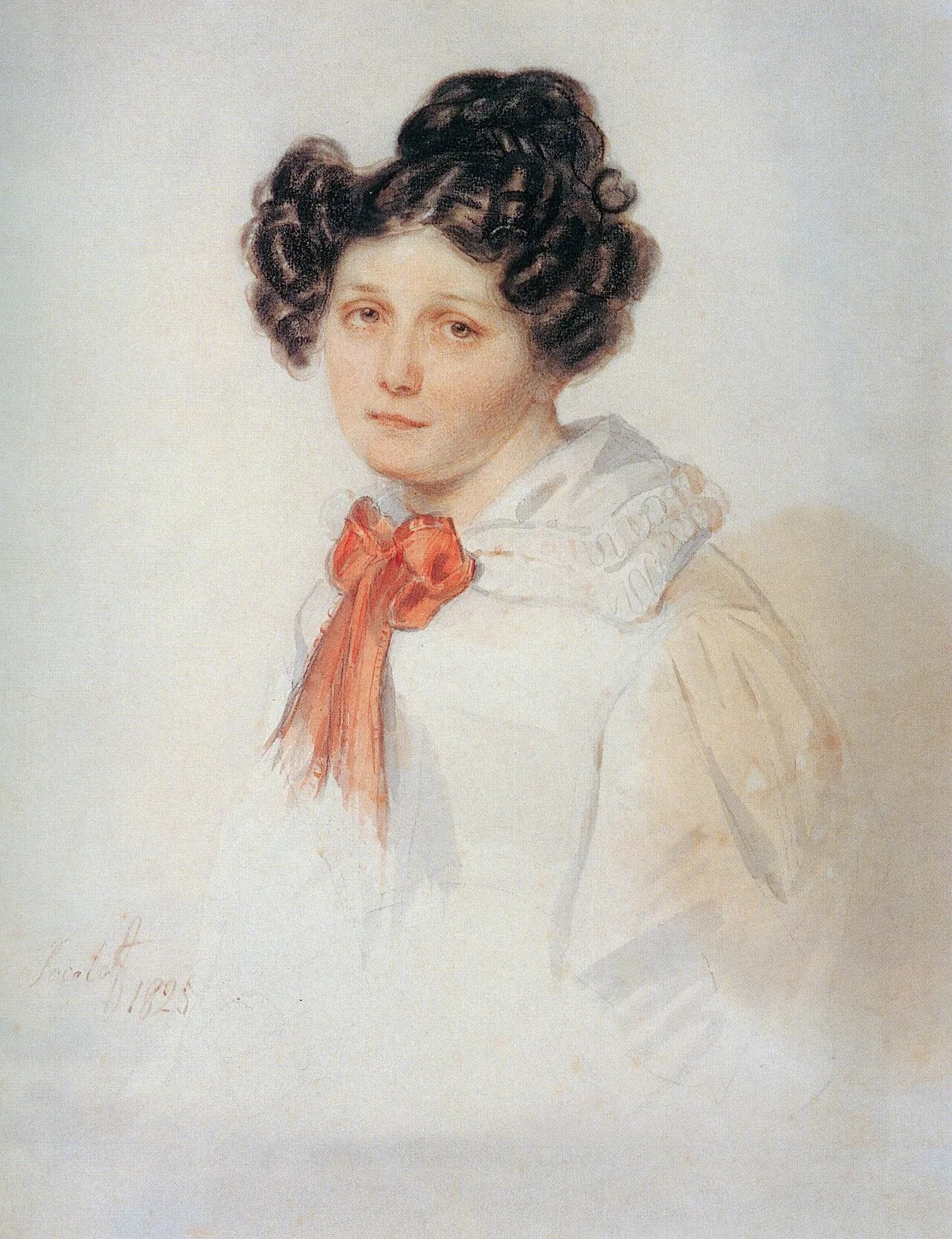 Porträt von Praskowja Jegorowna Annenkowa (1800–1876) – Gedenkseite
