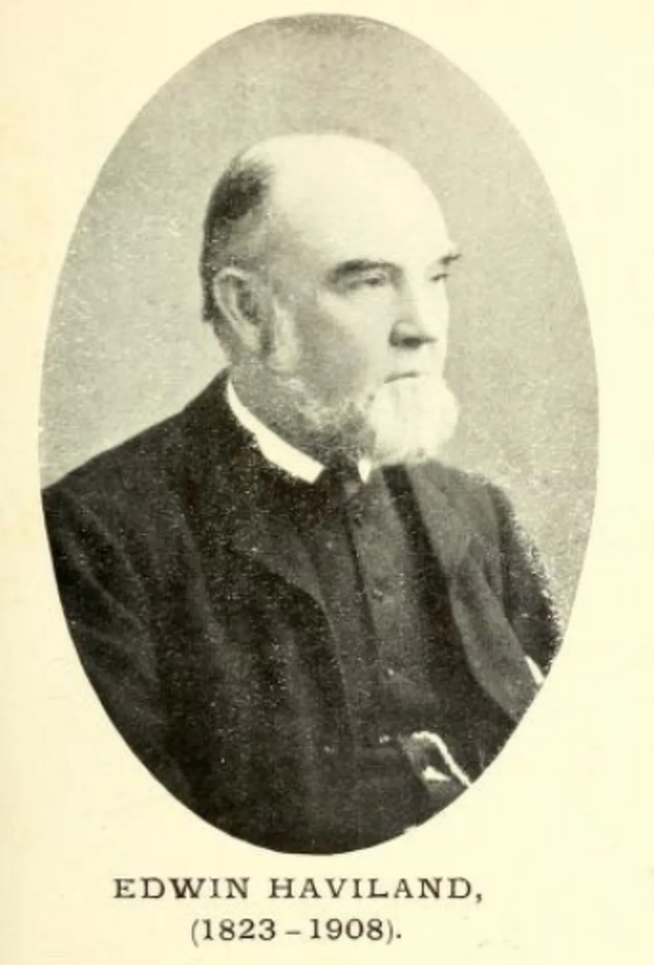 Porträt von Edwin Haviland (1832–1908) – Gedenkseite