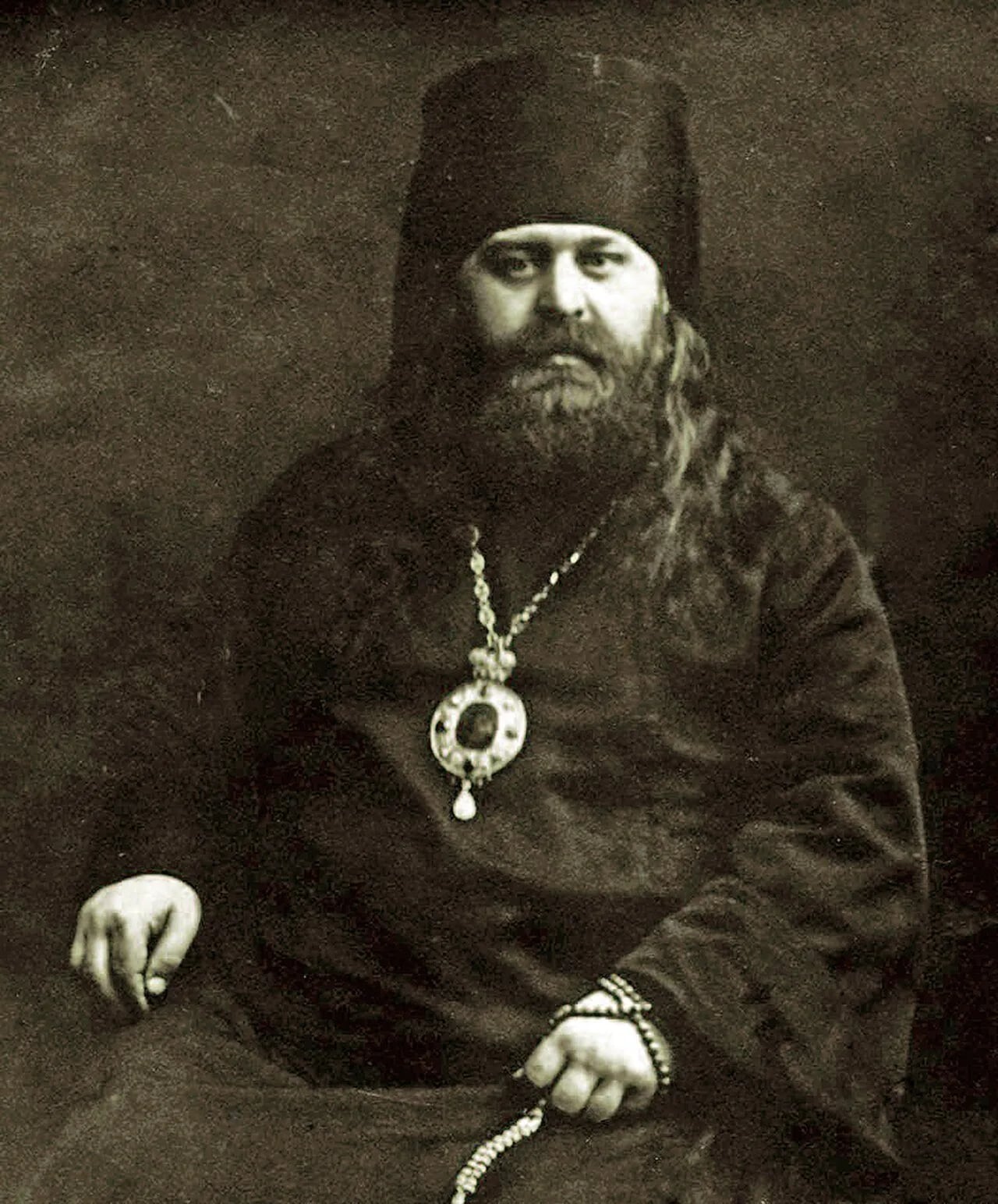 Porträt von Daniel (Troitsky) (1887–1934) – Gedenkseite