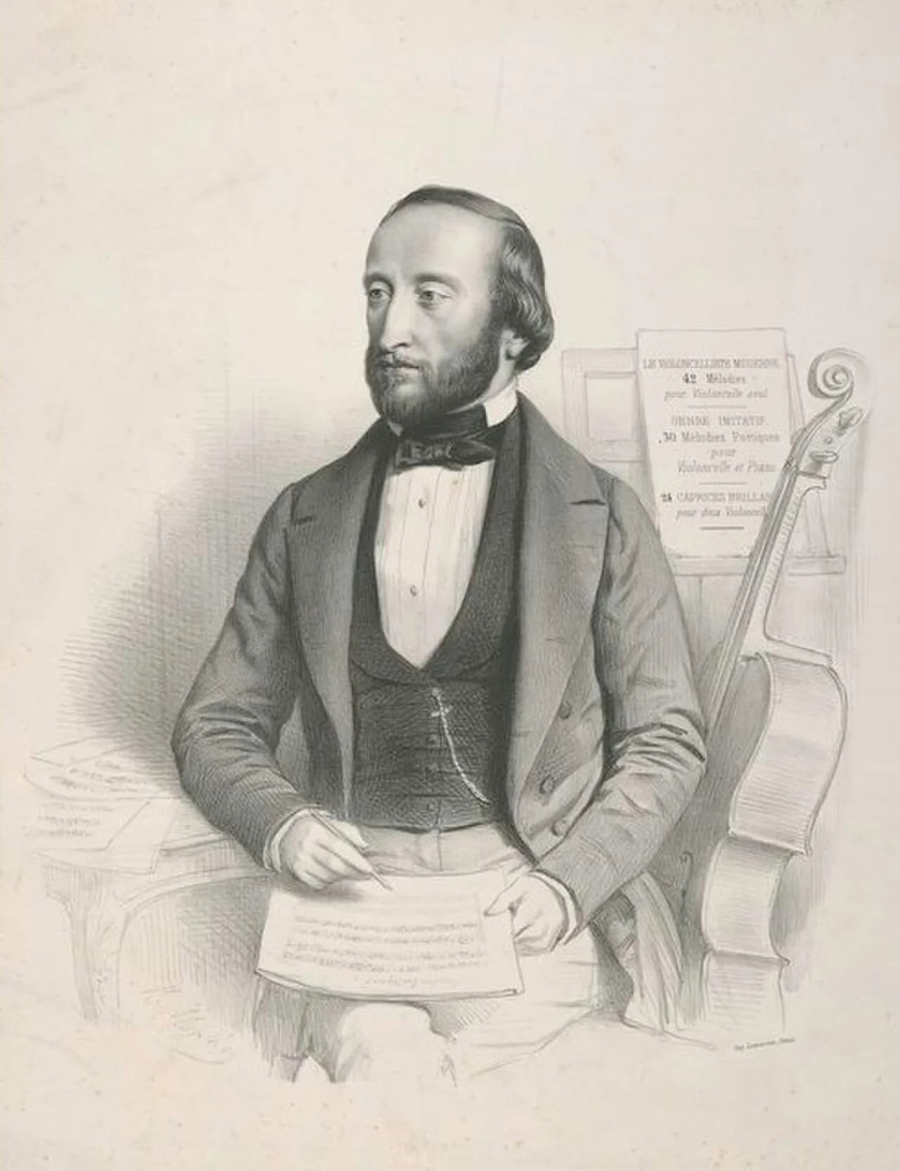 Portrait of Arnaud Philippe Dancla (1820–1862) – memorial page