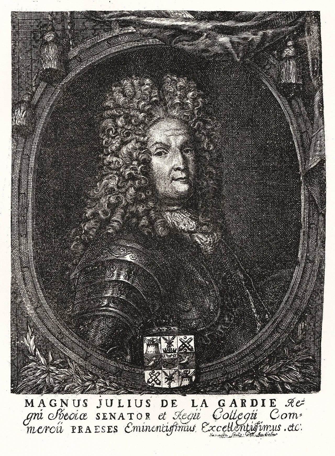 Portrait of Magnus Julius De la Gardie (1669–1741) – memorial page
