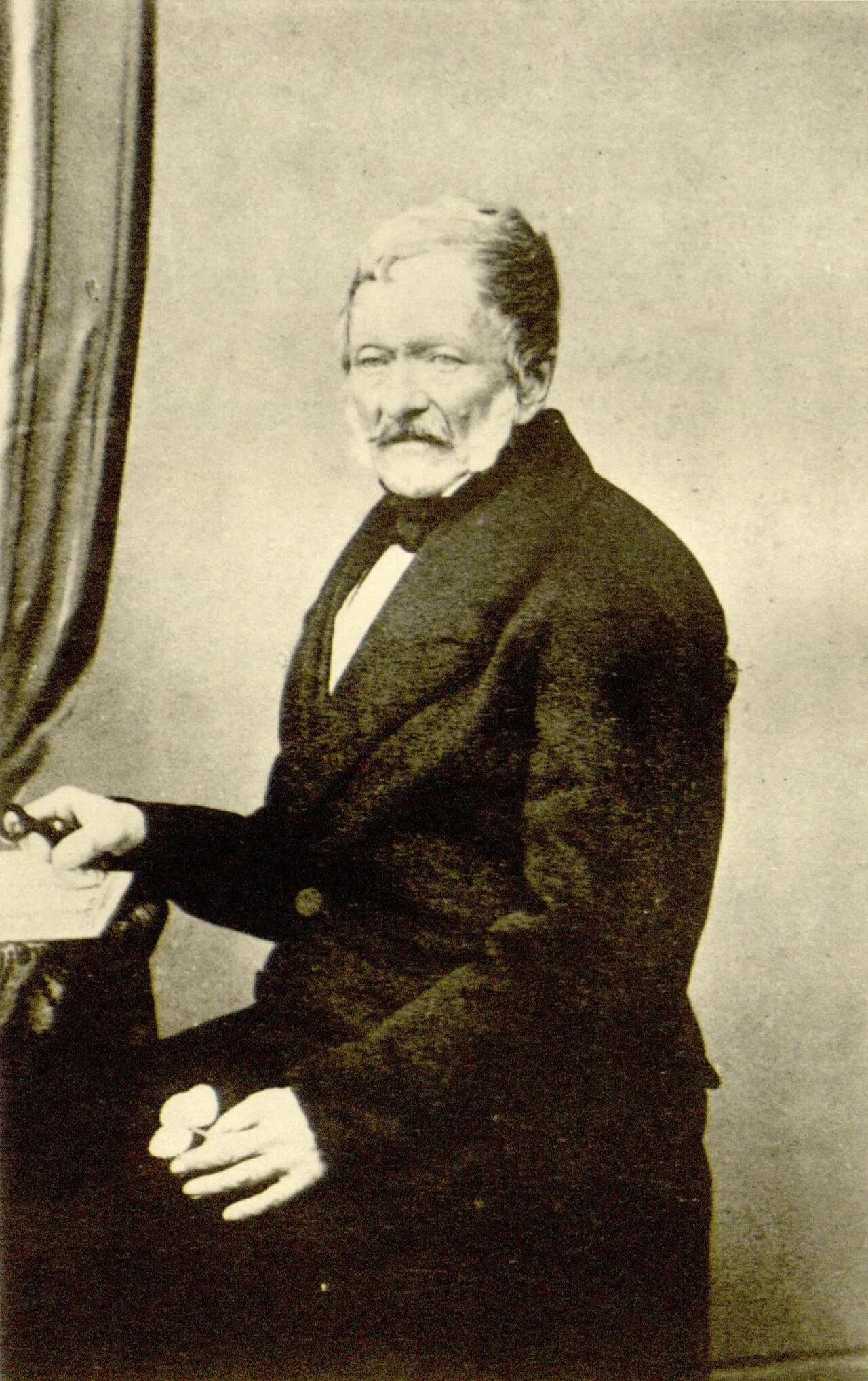 Porträt von Jean Baptiste Henri Joseph Desmazières (1786–1862) – Gedenkseite