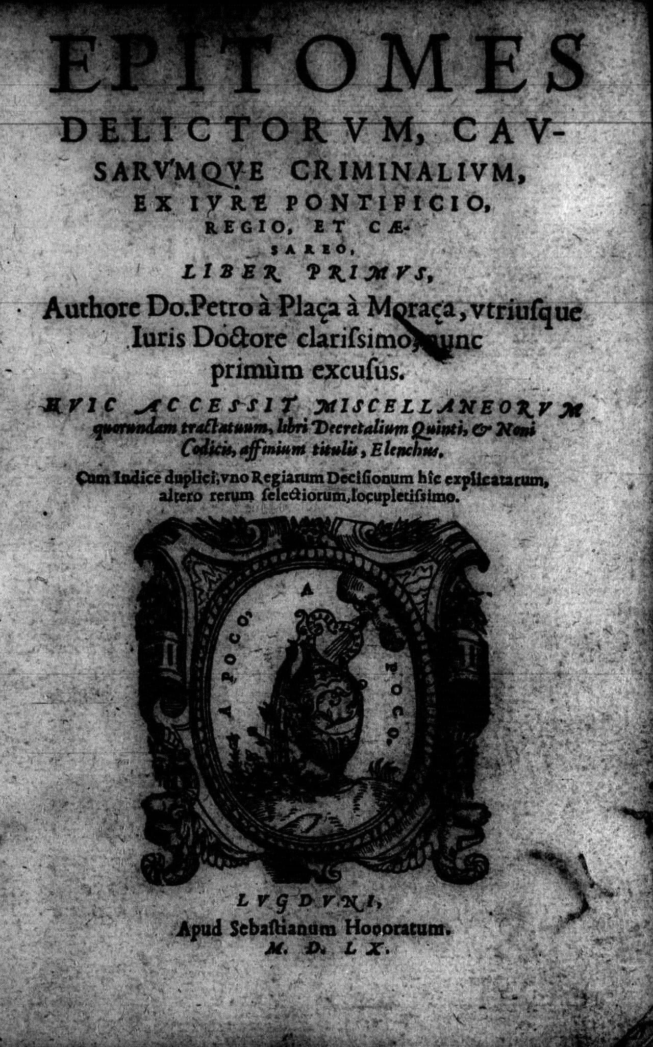 Porträt von Pedro Plaza y Moraza (1524–1564) – Gedenkseite