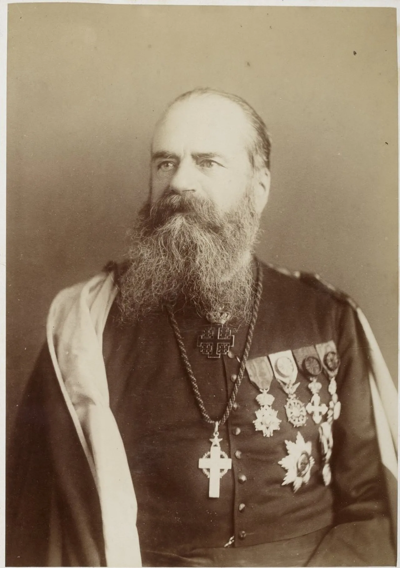 Porträt von Emmanuel Domenech (1825–1903) – Gedenkseite