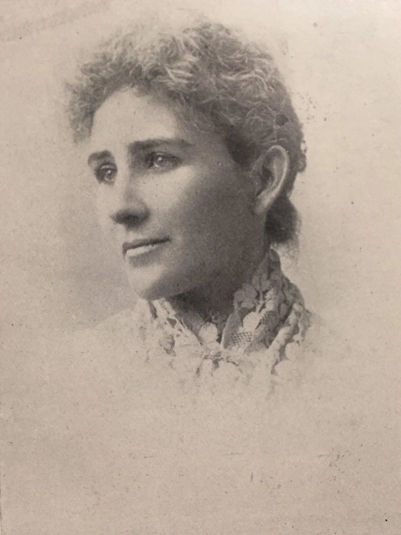 Porträt von Virginia Evelyn Ross (1857–1923) – Gedenkseite