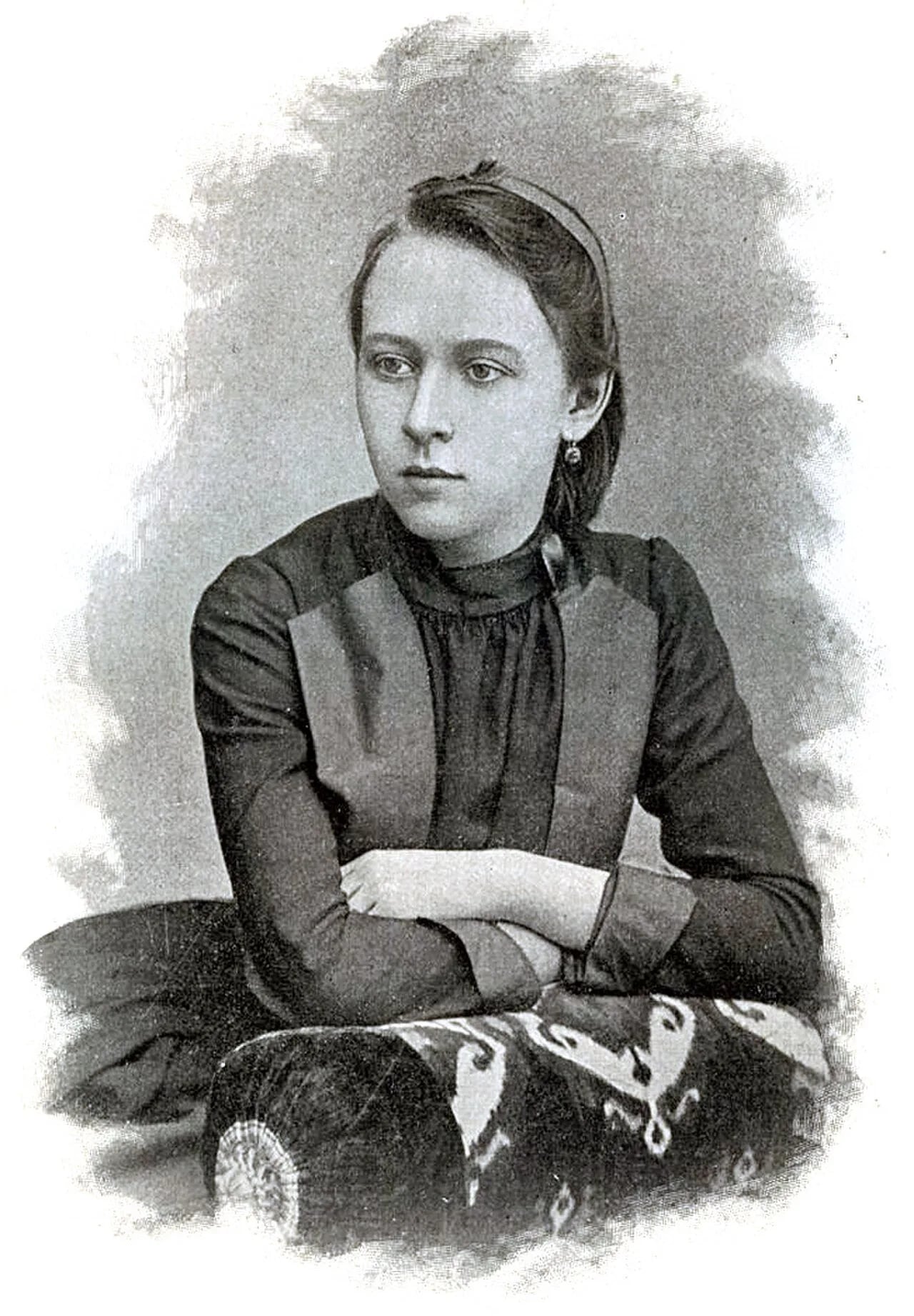 Porträt von Jelisaweta Alexandrowna Djakonowa (1874–1902) – Gedenkseite