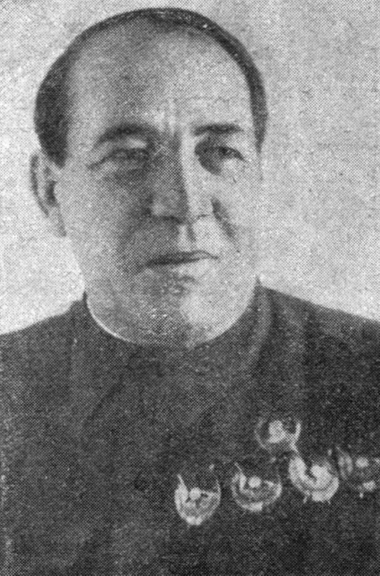 Porträt von Jefim Georgijewitsch Jewdokimow (1891–1940) – Gedenkseite