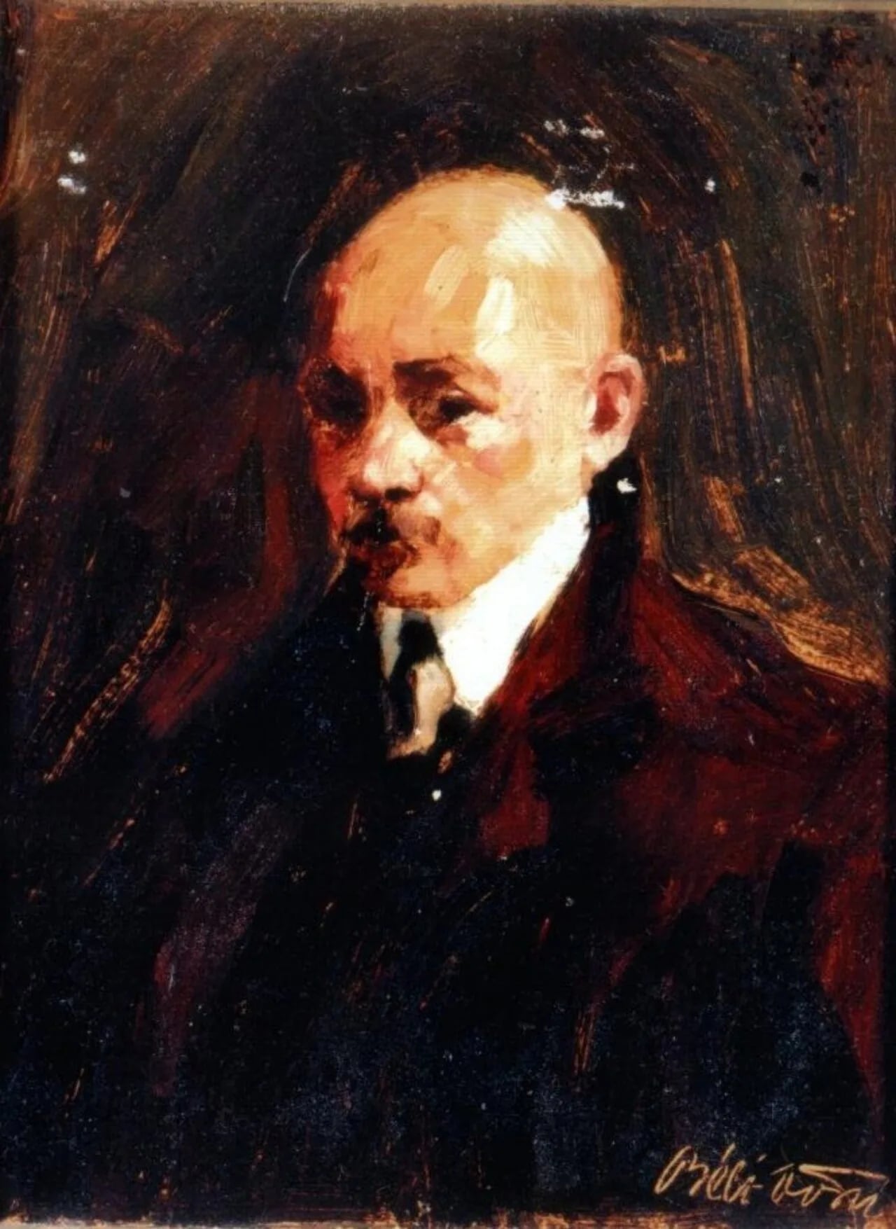 Porträt von Ernő Béli Vörös (1882–1922) – Gedenkseite
