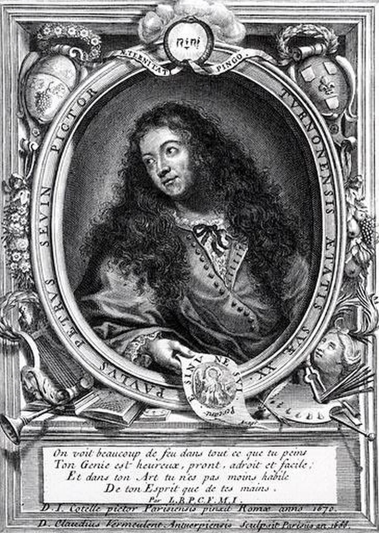 Porträt von Pierre Paul Sevin (1646–1710) – Gedenkseite