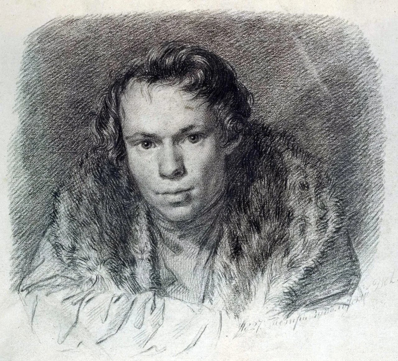 Porträt von Pjotr Jefimowitsch Sabolotski (1803–1866) – Gedenkseite
