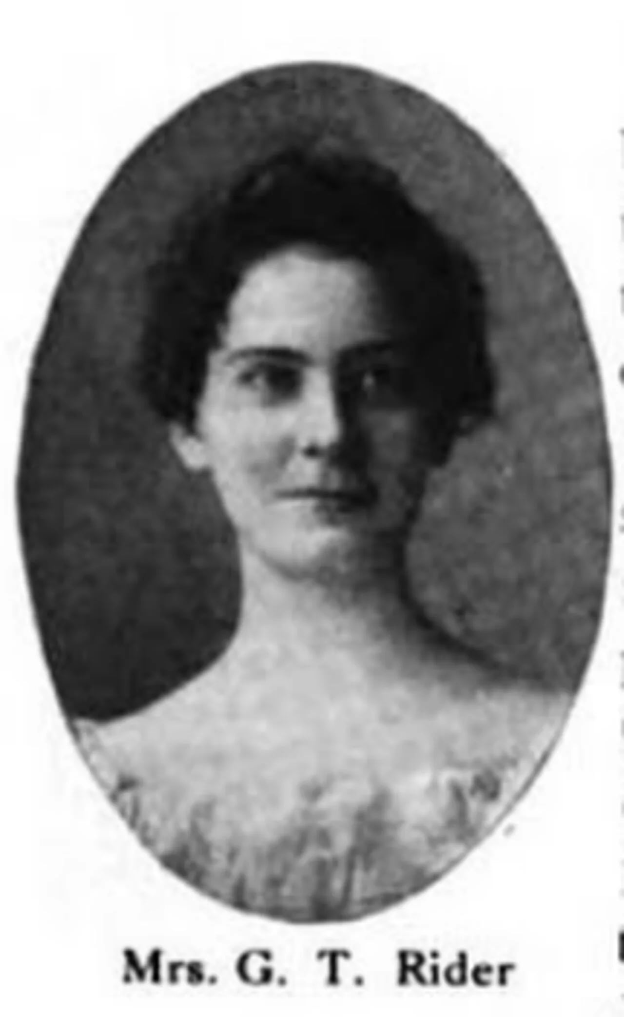 Portrait of Gertrude Tressel Rider (1876–1968) – memorial page