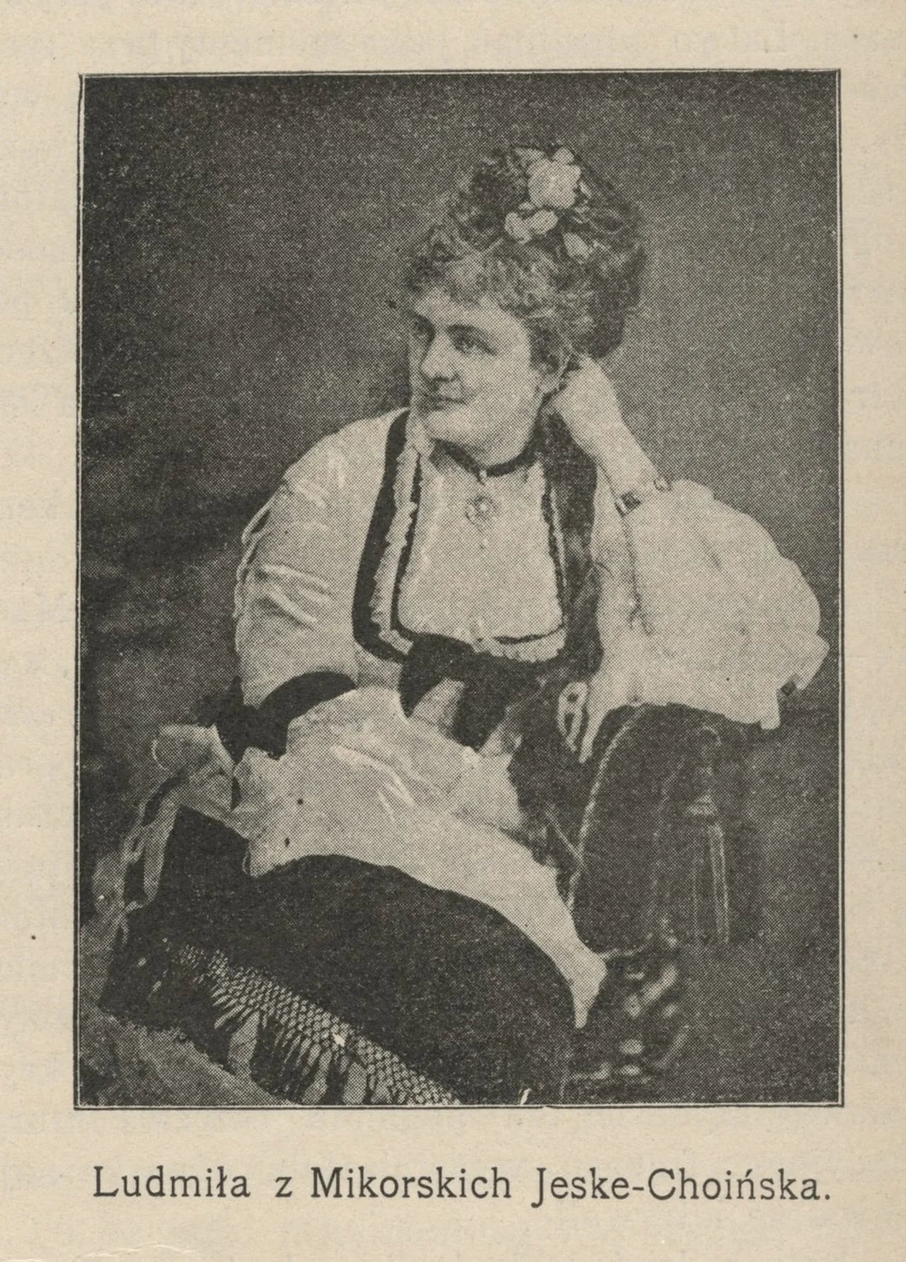 Portrait of Ludmiła Jeske-Choińska (1849–1898) – memorial page