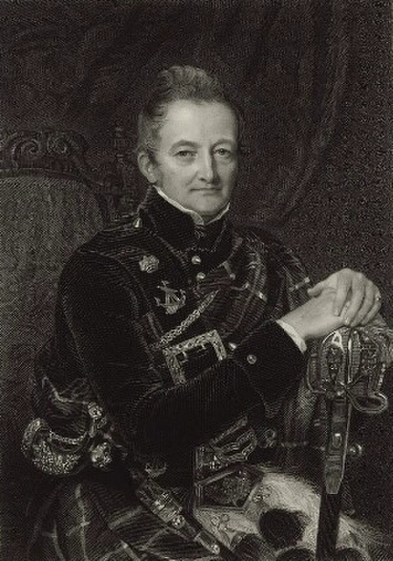 Porträt von John Campbell, 7th Duke of Argyll (1777–1847) – Gedenkseite
