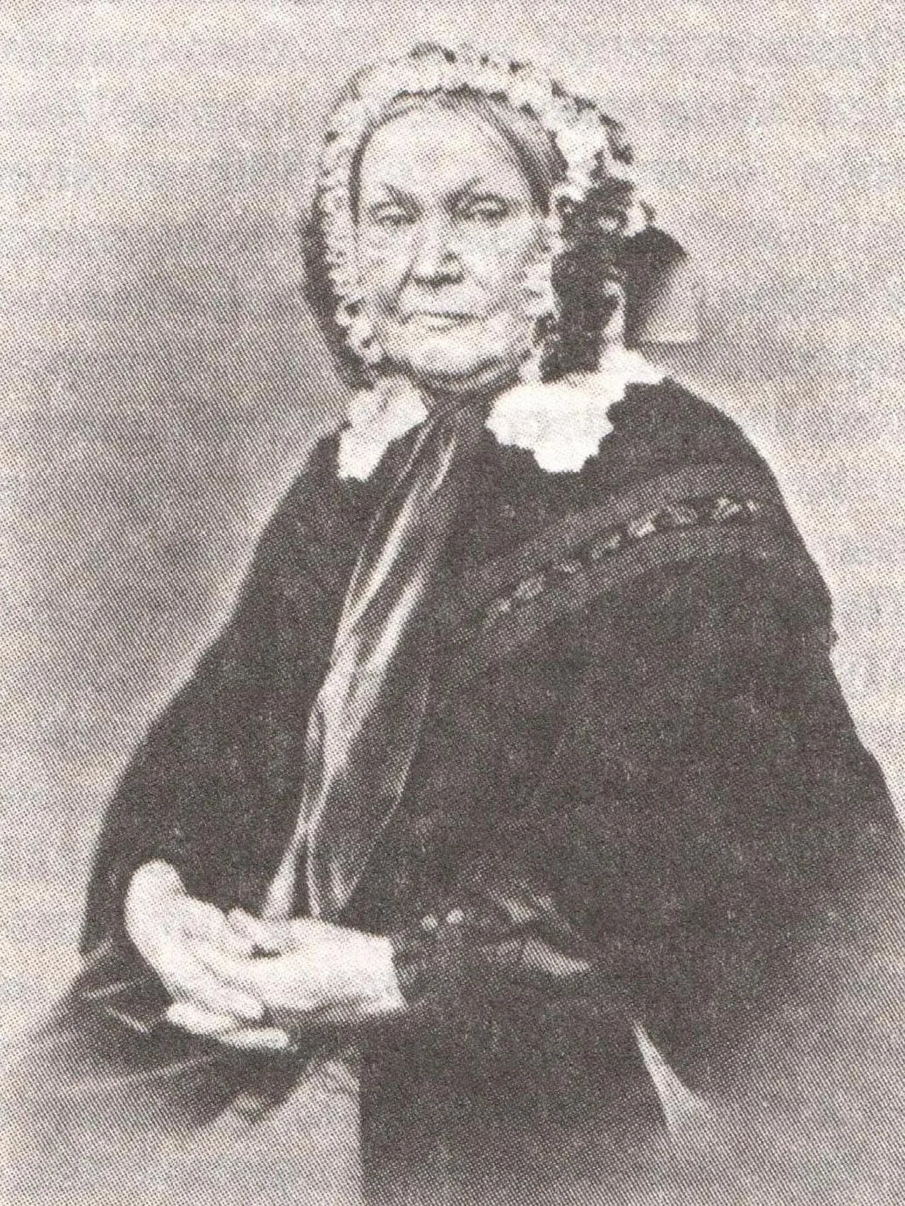 Portrait of Anna Zontag (1785–1864) – memorial page