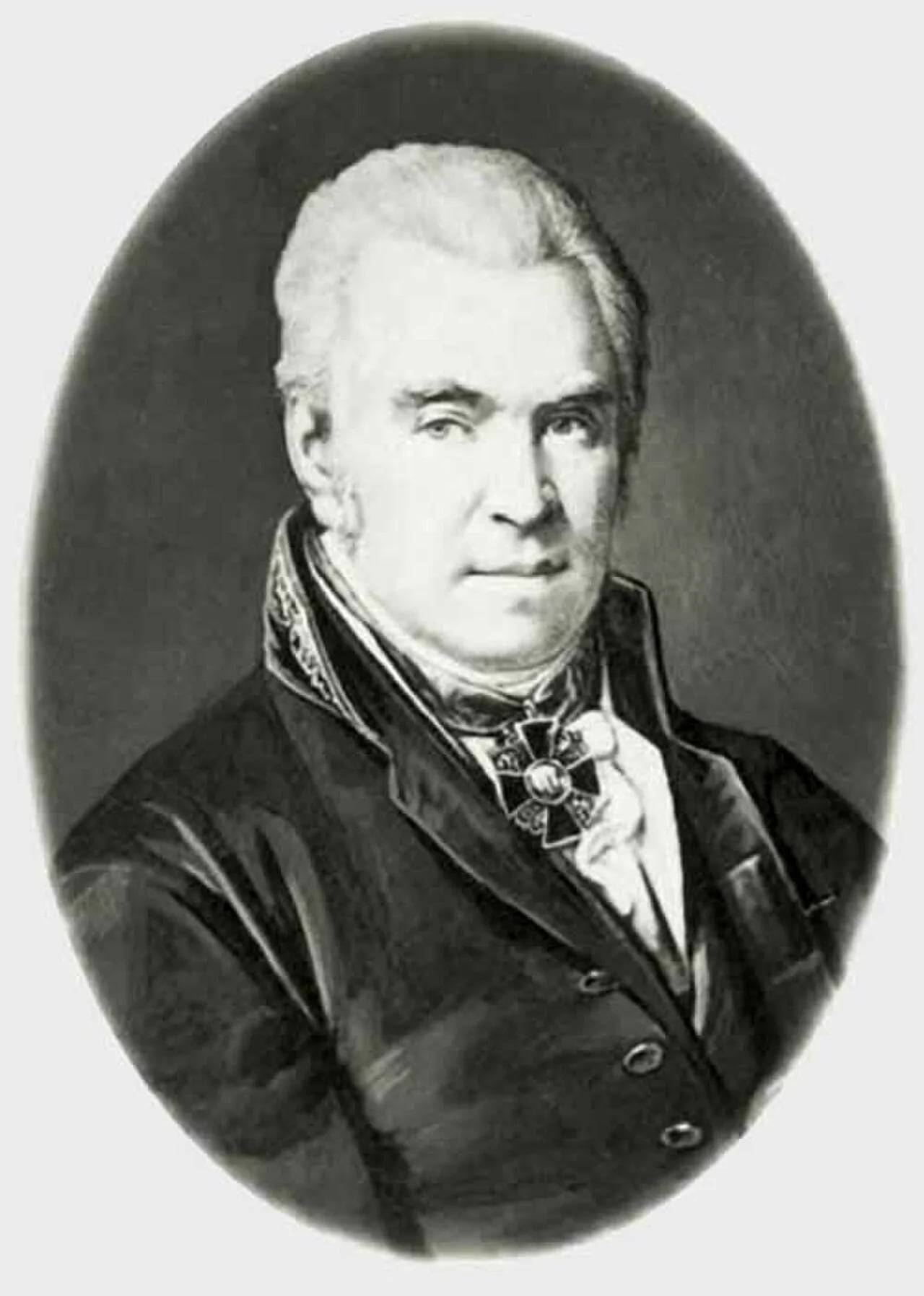 Porträt von Michail Matwejewitsch Iwanow (1748–1823) – Gedenkseite