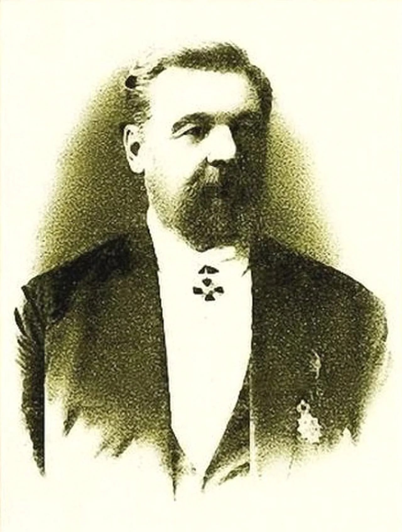 Porträt von Nikolai Iwanowitsch Iwanow (1836–1906) – Gedenkseite