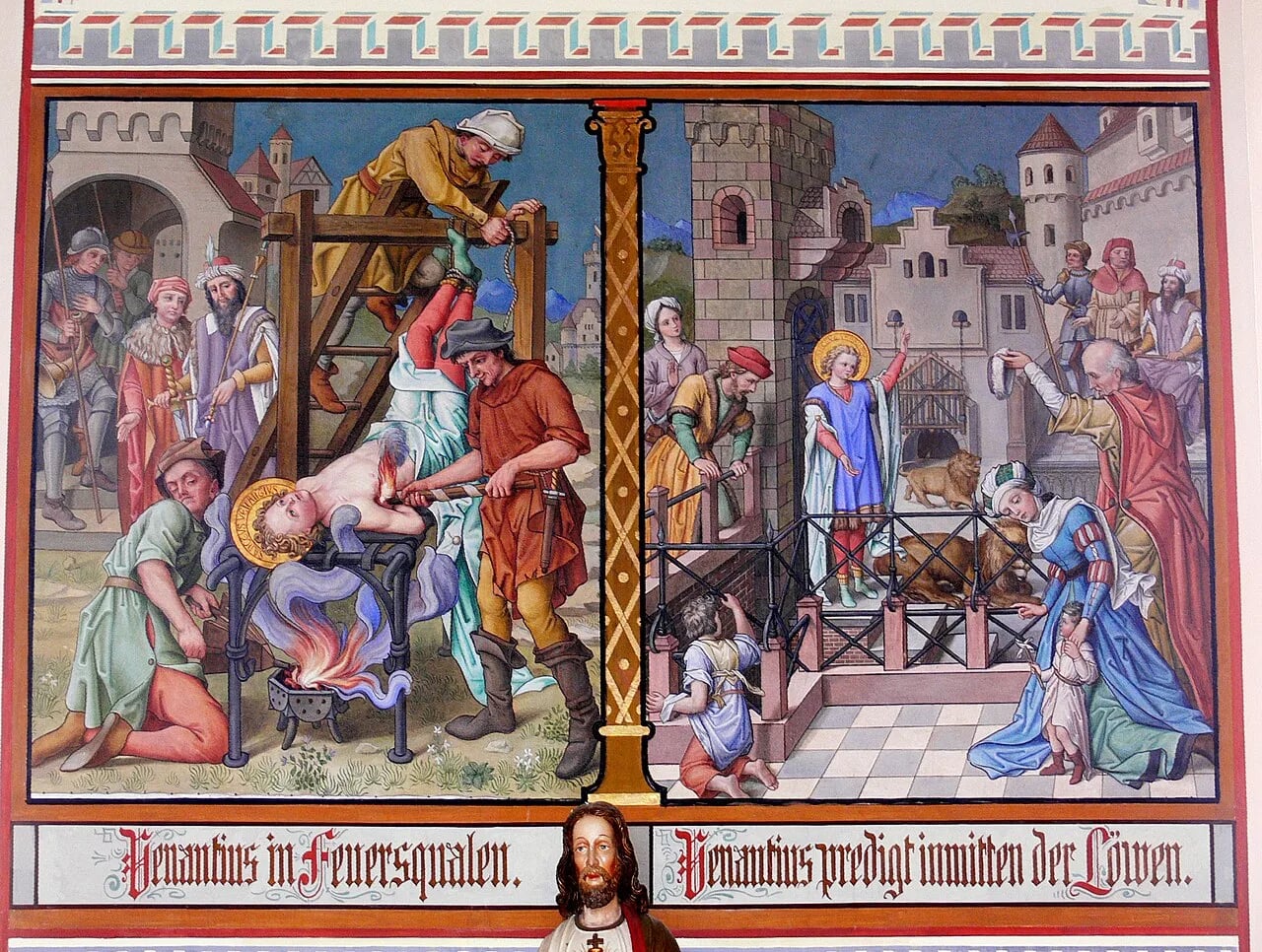 Portrait of Venantius von Camerino (235–250) – memorial page