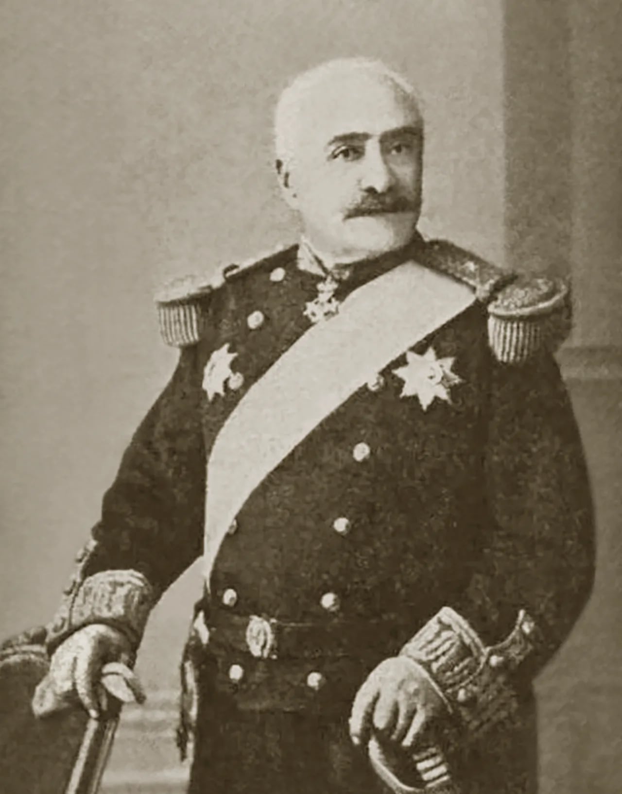 Porträt von Miltiadis Kanaris (1822–1901) – Gedenkseite