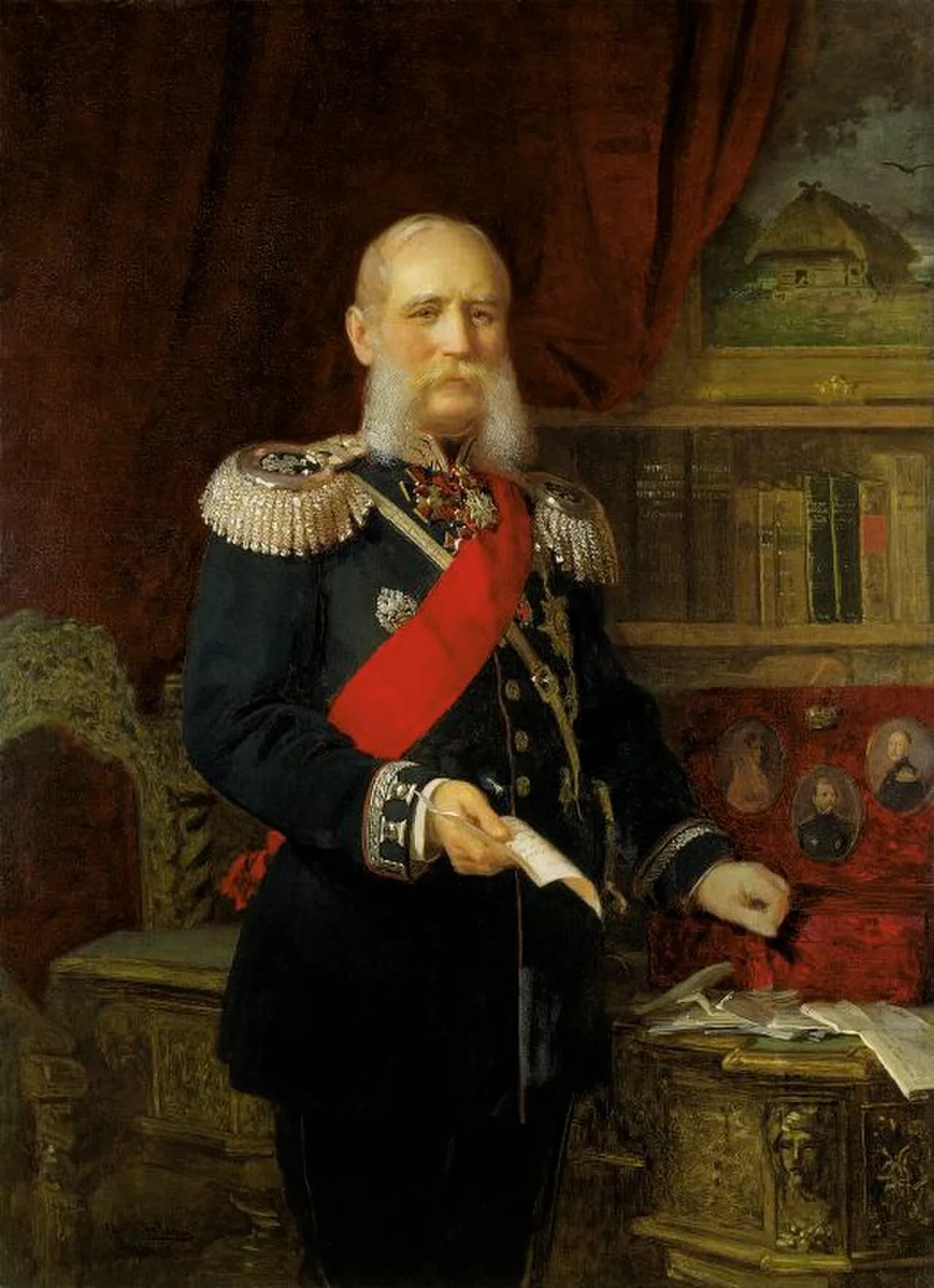 Portrait of Philipp Jakob Karell (1806–1886) – memorial page