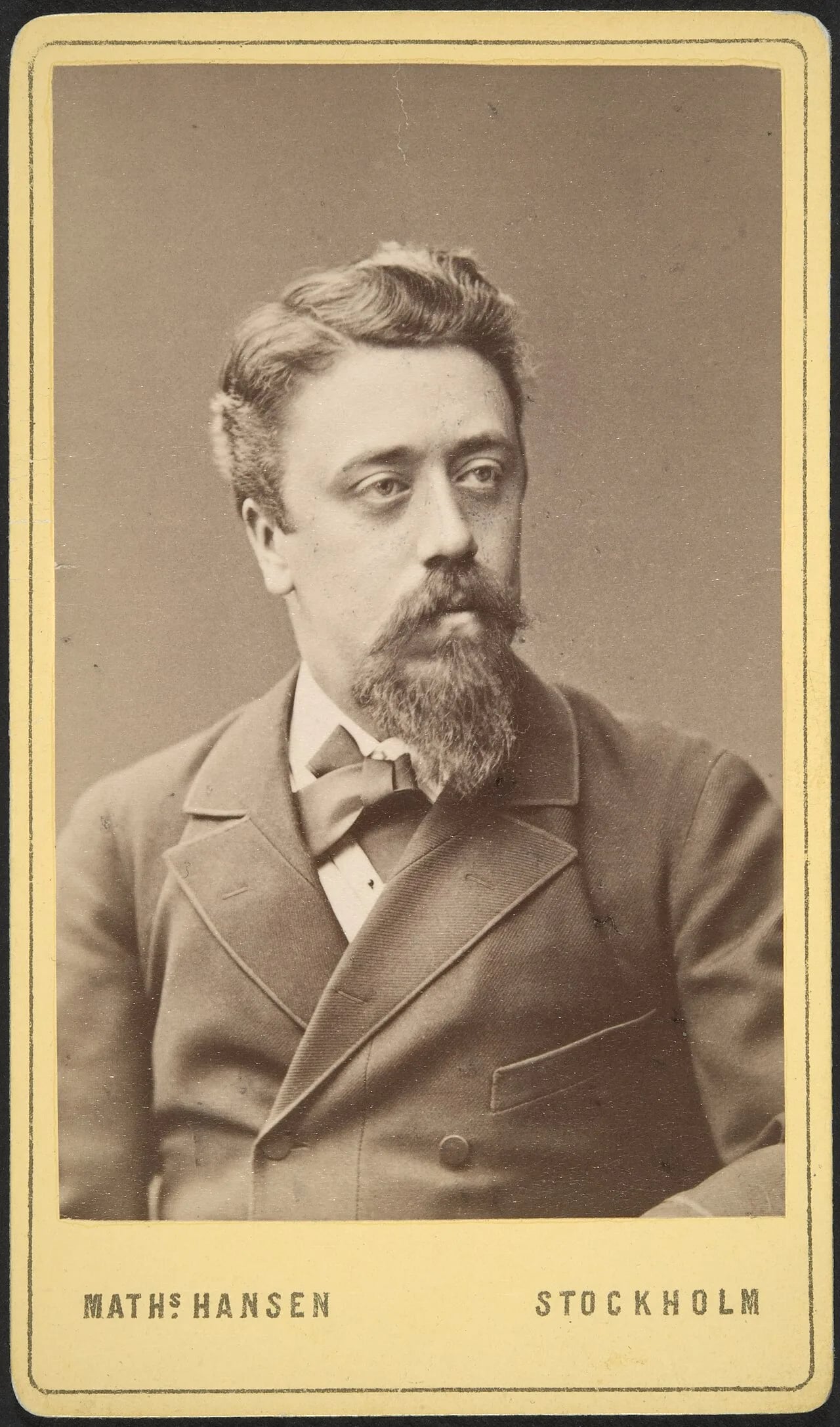 Porträt von Robert Castrén (1851–1883) – Gedenkseite
