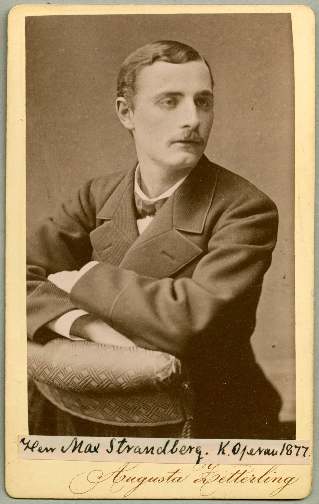 Portrait of Max Strandberg (1854–1939) – memorial page