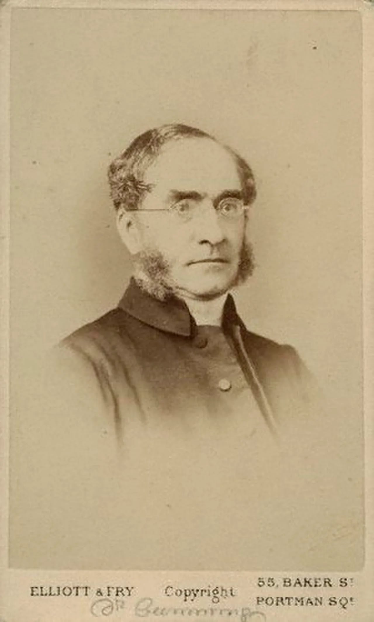 Portrait of John Cumming (1807–1881) – memorial page