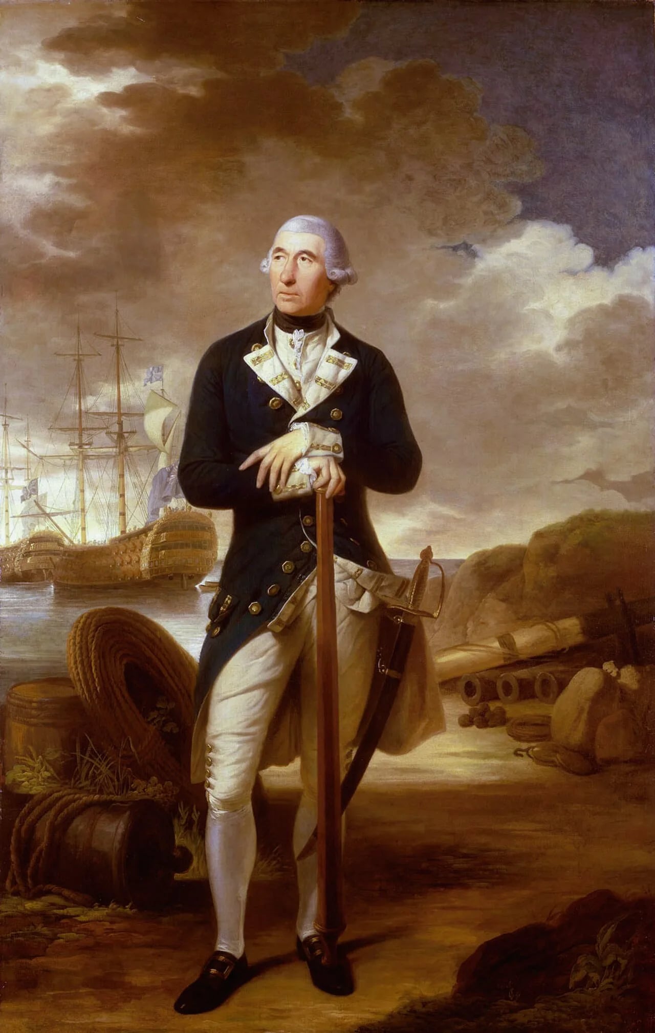 Portrait of Richard Kempenfelt (1718–1782) – memorial page