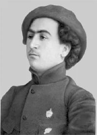Porträt von Bahruz Kangarli (1892–1922) – Gedenkseite
