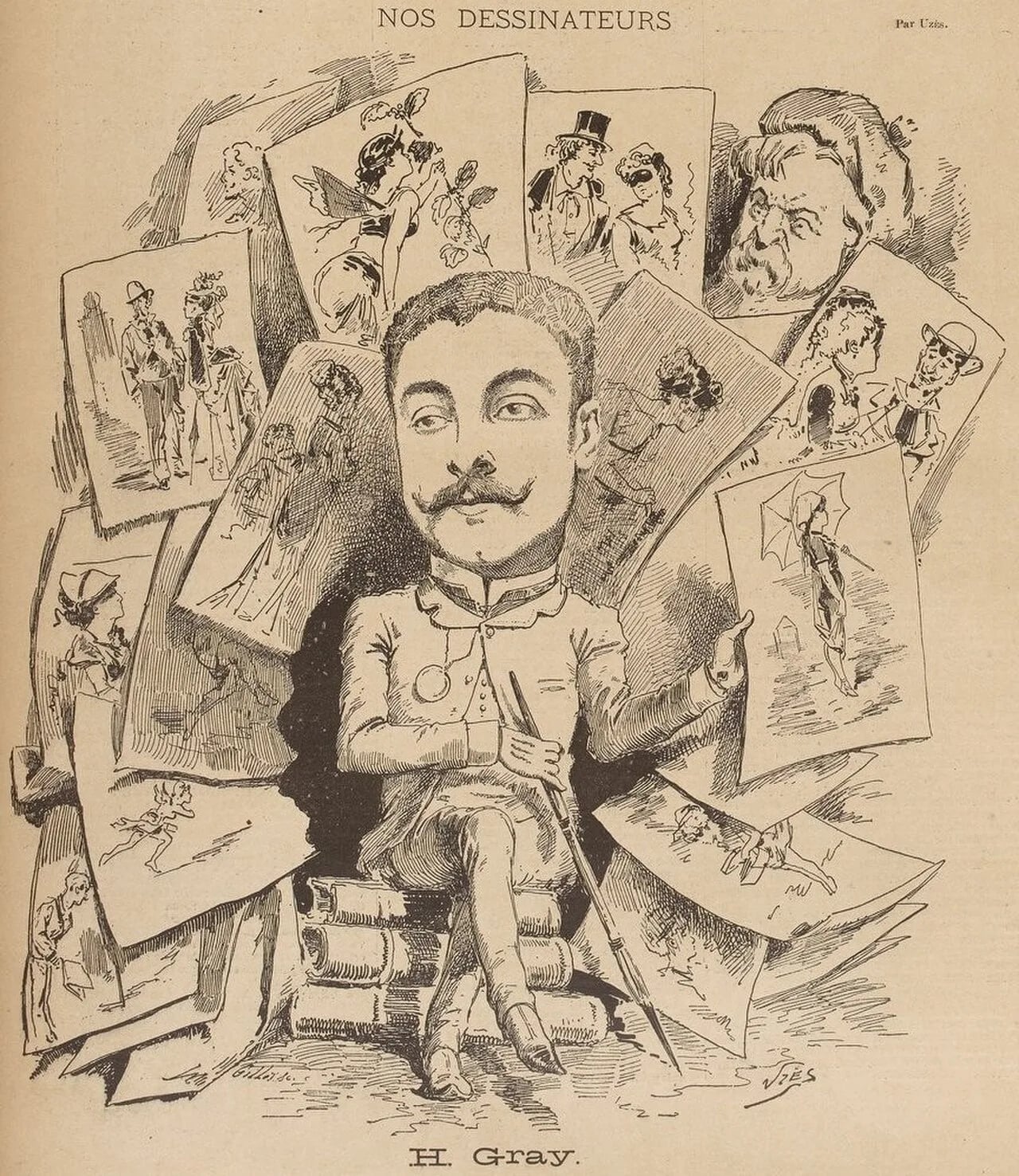 Porträt von Henri Boulanger aka Henri Gray (1858–1925) – Gedenkseite
