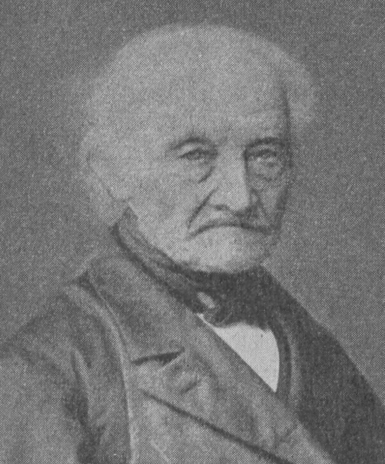 Porträt von Jochim Klindt (1795–1887) – Gedenkseite