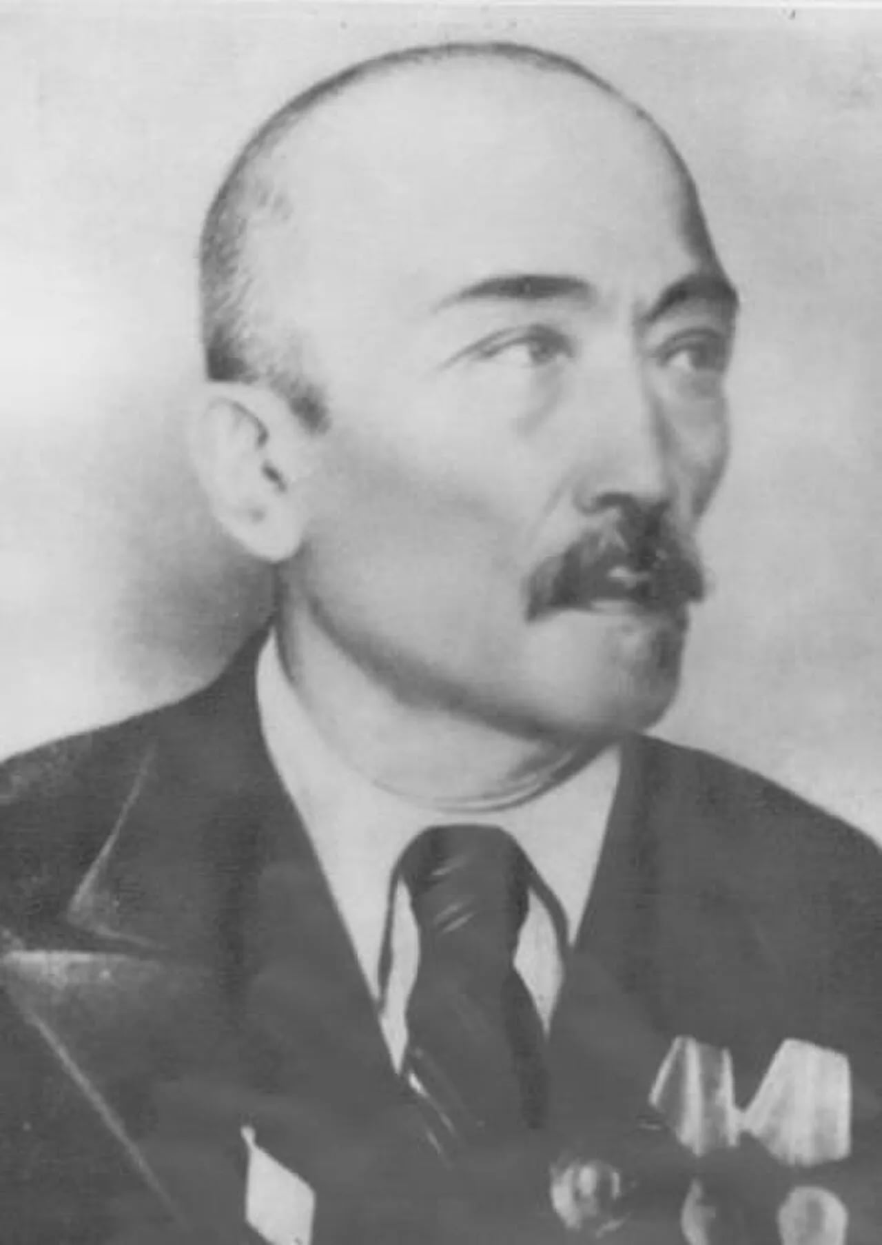 Portrait of Spandiyar Kobeev (1878–1956) – memorial page