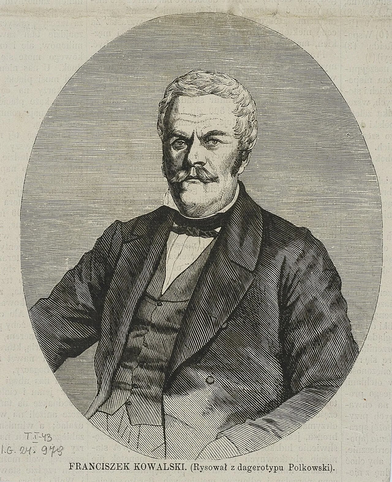 Portrait of Franciszek Kowalski (1799–1862) – memorial page