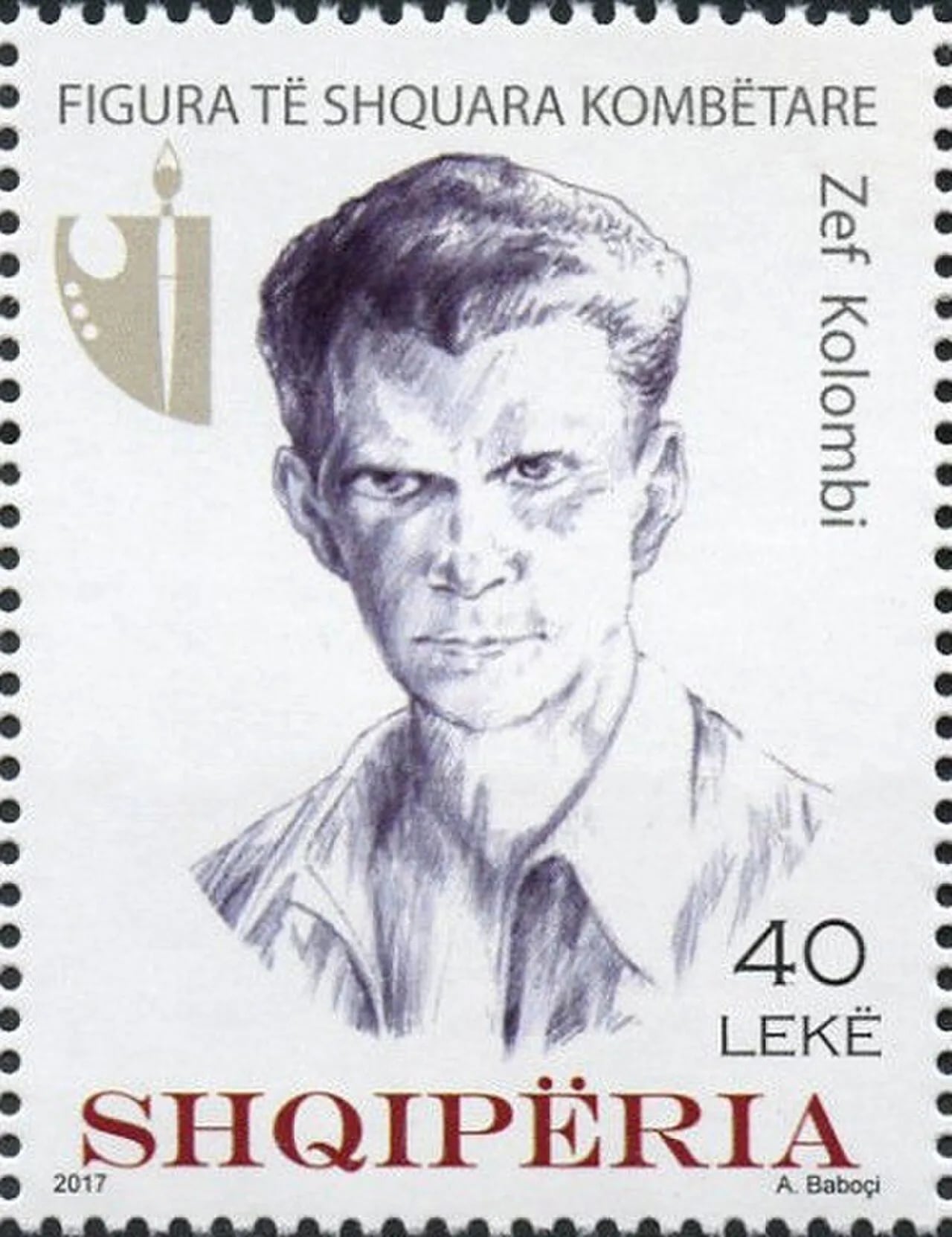 Portrait of Zef Kolombi (1907–1949) – memorial page