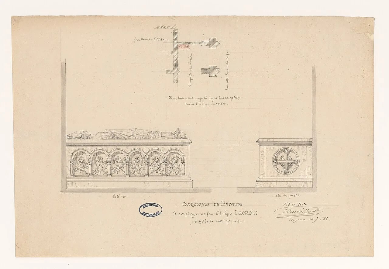 Porträt von François Lacroix (1795–1882) – Gedenkseite