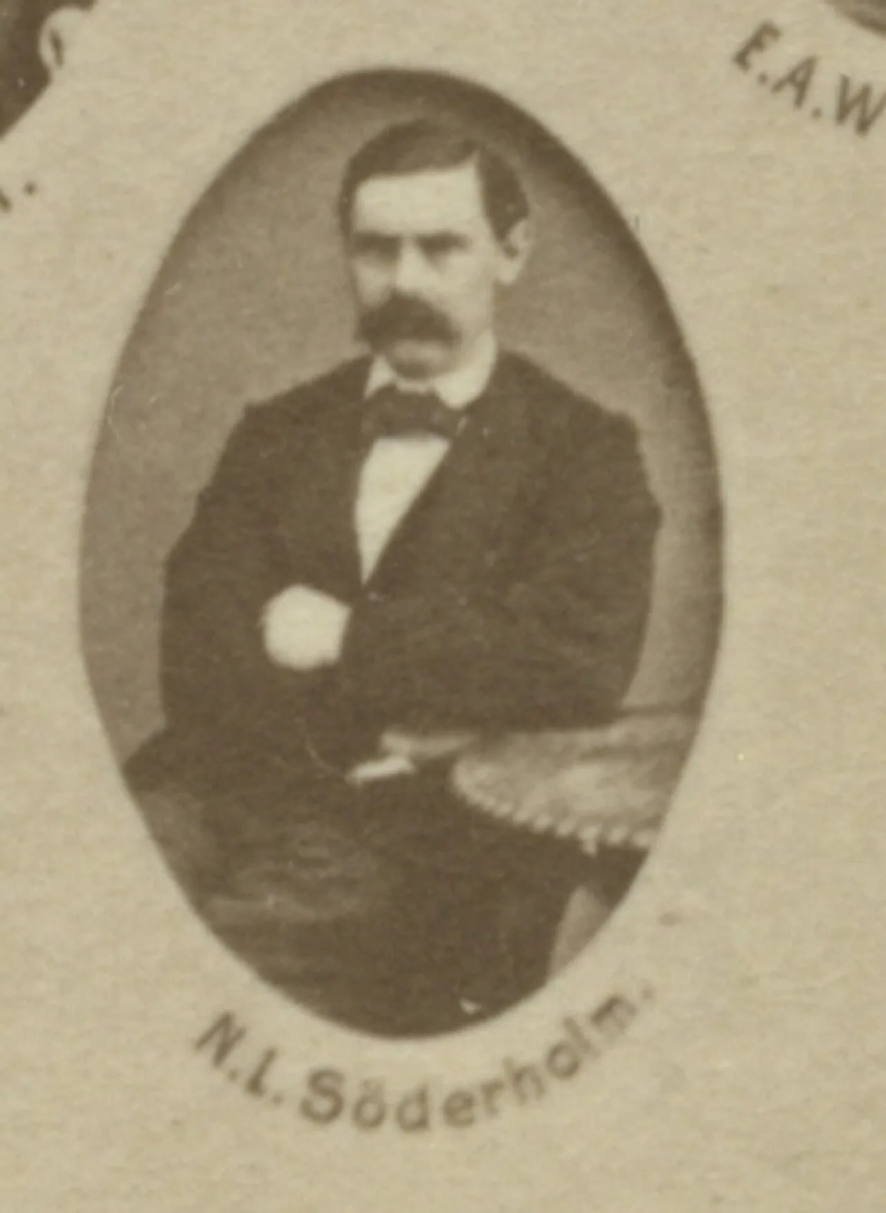 Portrait of Nils Ludvig Söderholm (1827–1870) – memorial page